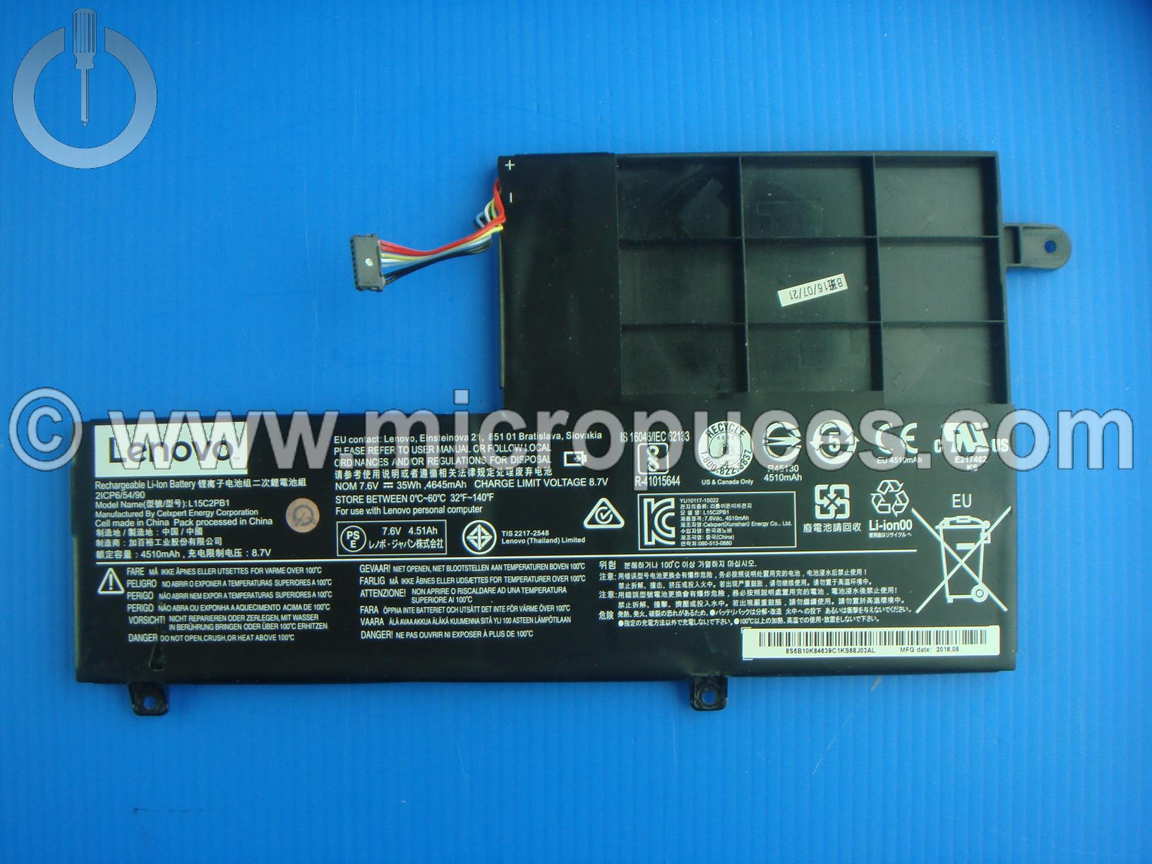 Batterie interne pour Lenovo Yoga 520