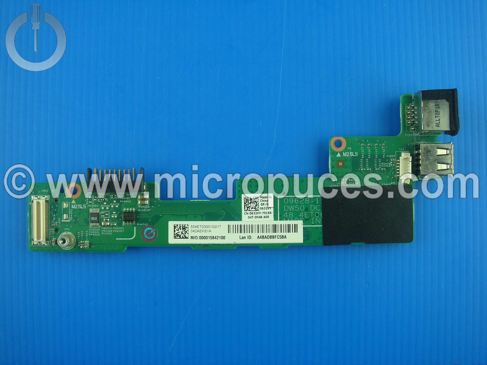 Carte fille USB RJ45 pour Dell Vostro 3500
