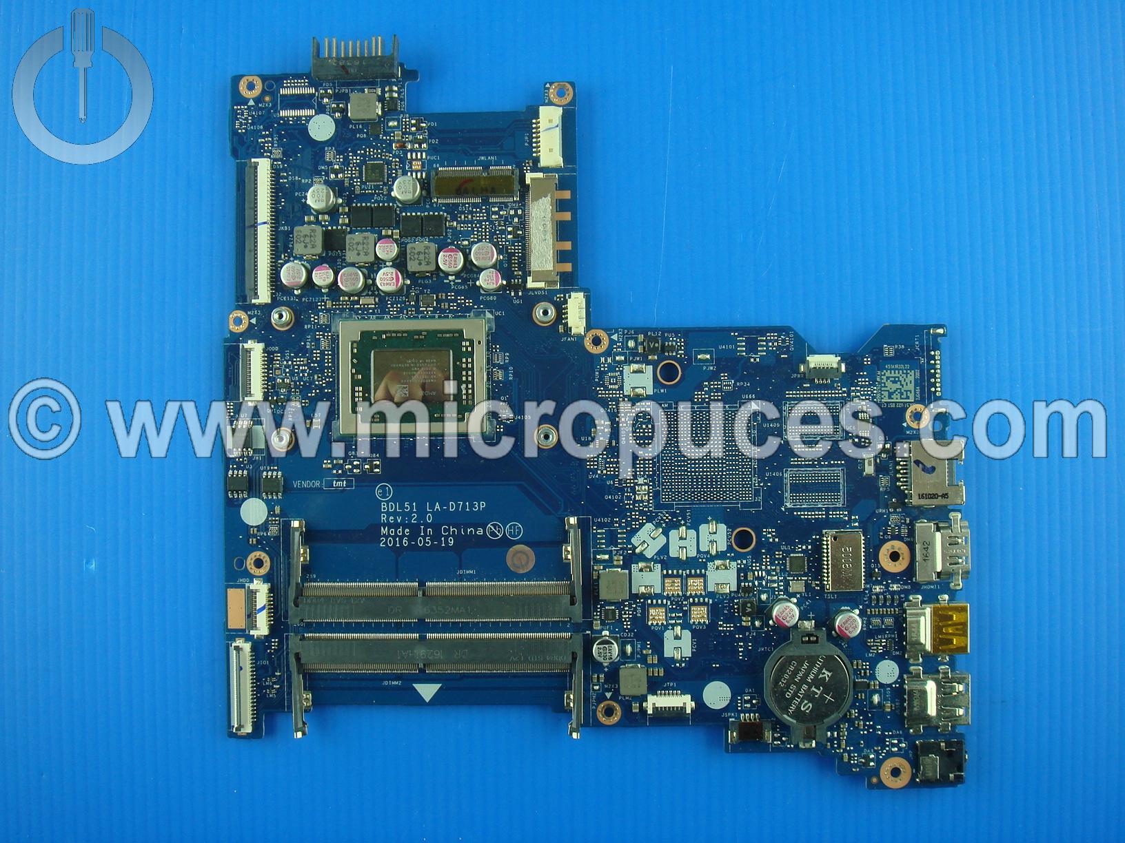 Carte mère AMD A10-9600P pour HP Pavilion 15-ba