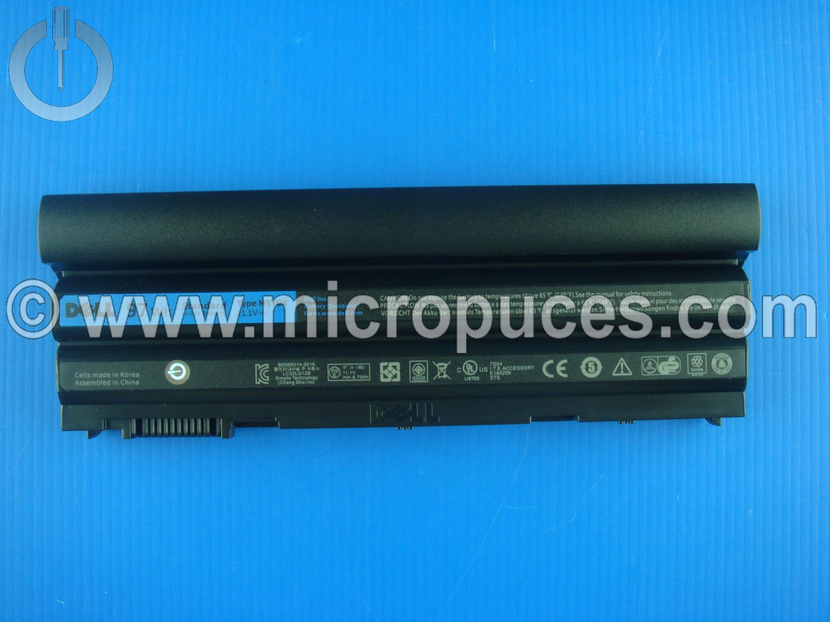 Batterie d'origine pour DELL Latitude E6520