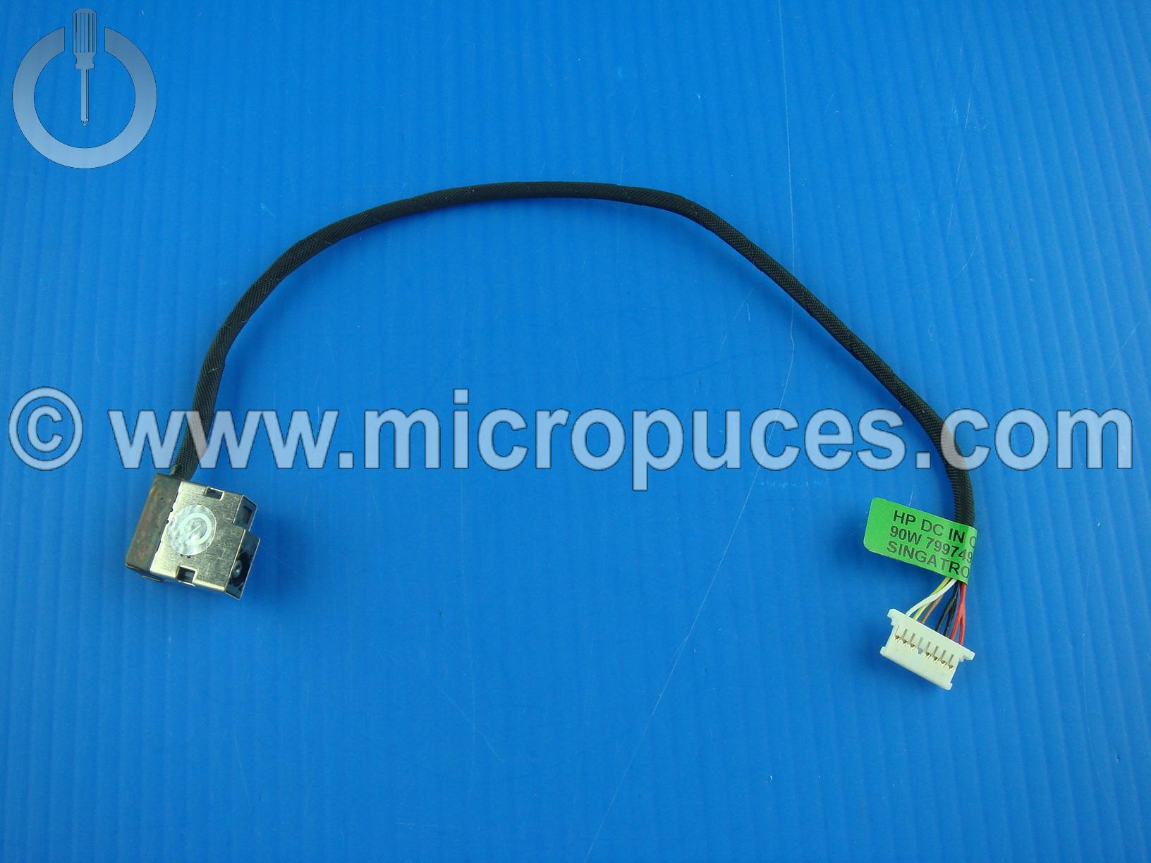 Cable d'alimentation pour HP 17-s 17-ak