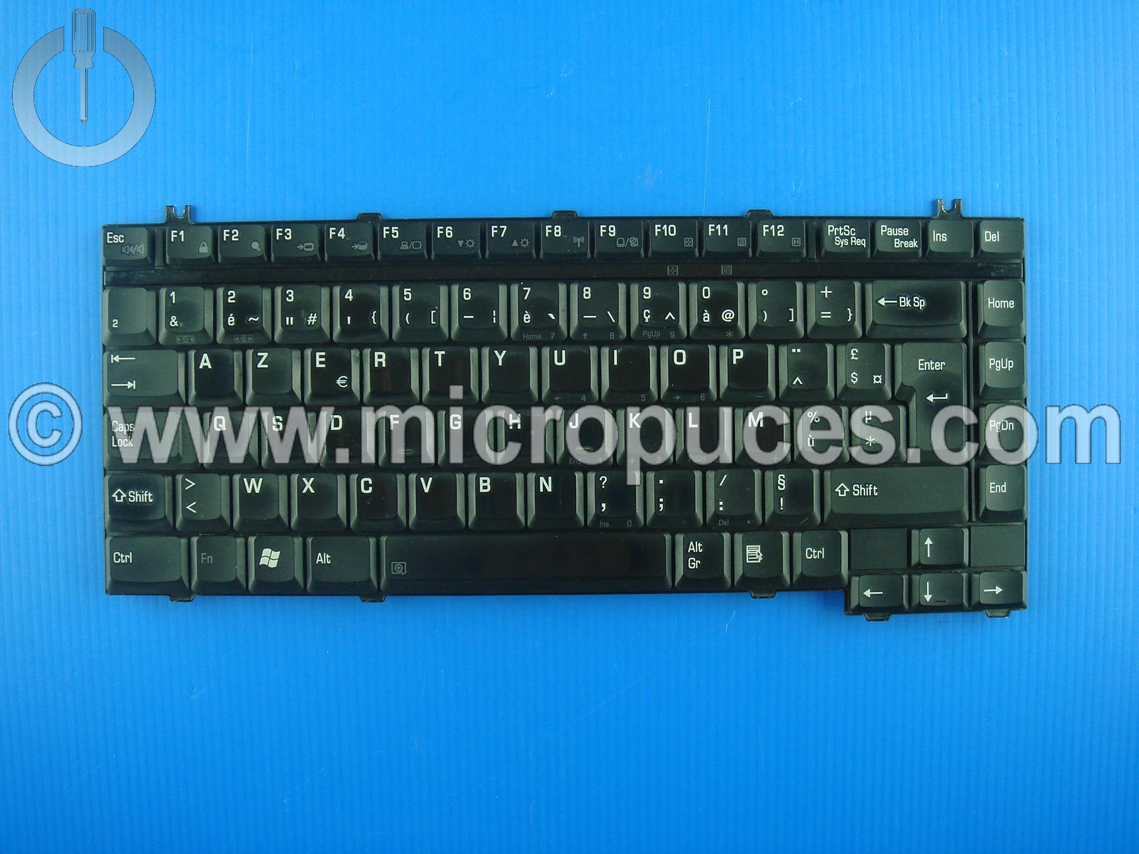 Clavier AZERTY pour TOSHIBA Universel (W en bas)