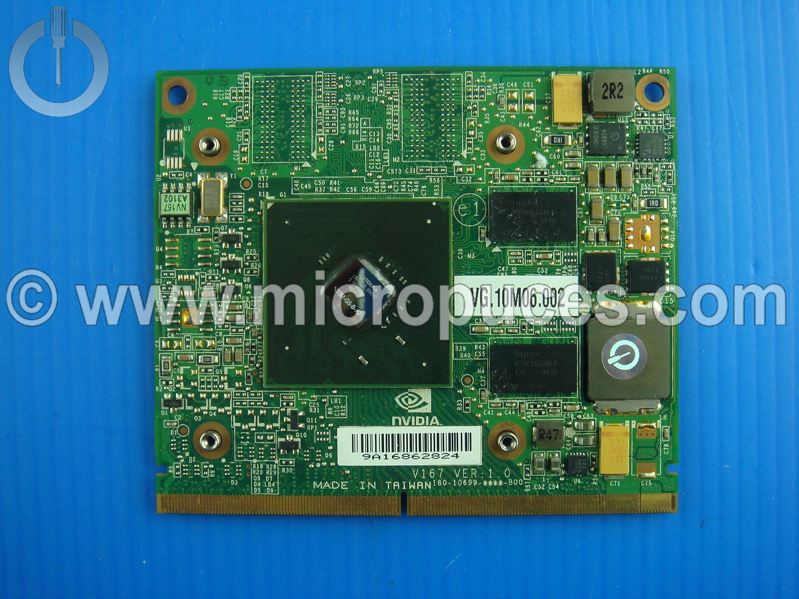 Carte NVidia Geforce G210M 512 Mo pour Packard Bell LJ65