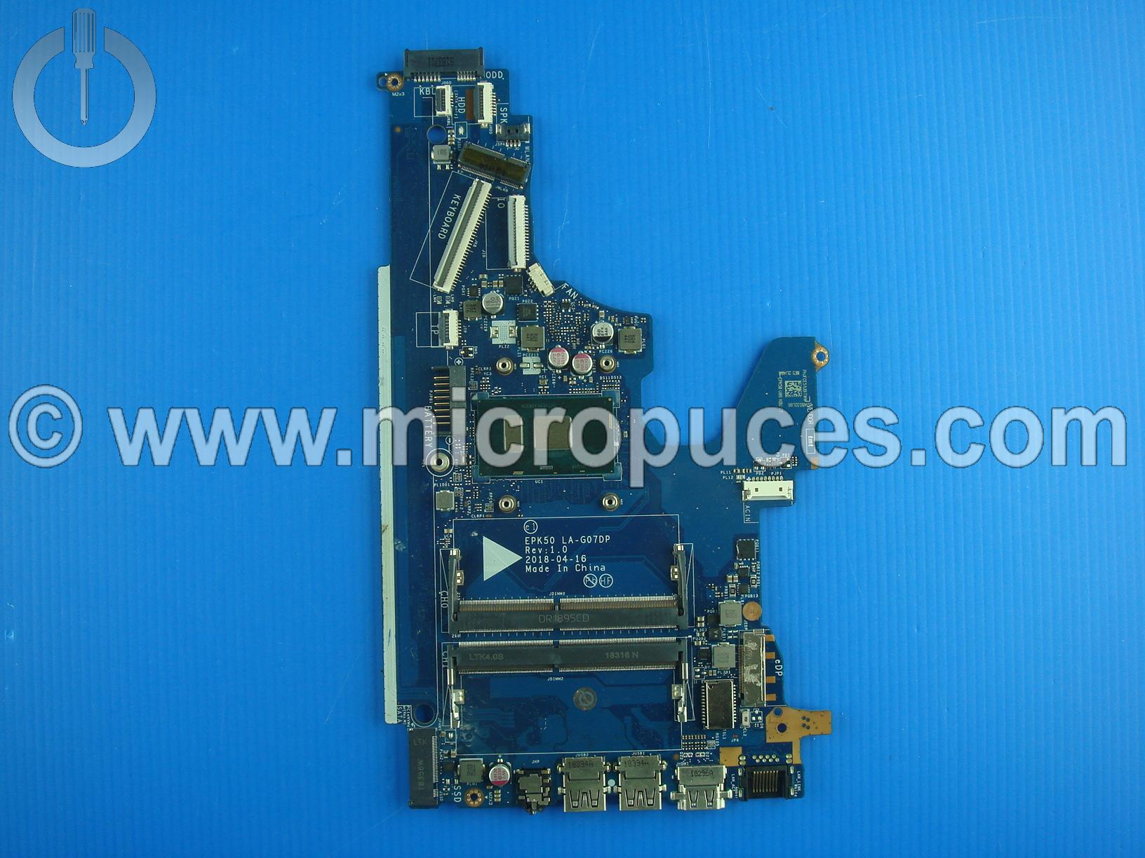 Carte mère pour HP Pavilion 15-da Intel Core i3-7020U