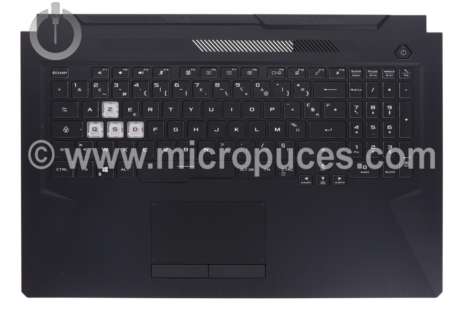 Clavier + plasturgie pour ASUS TUF766 version 2