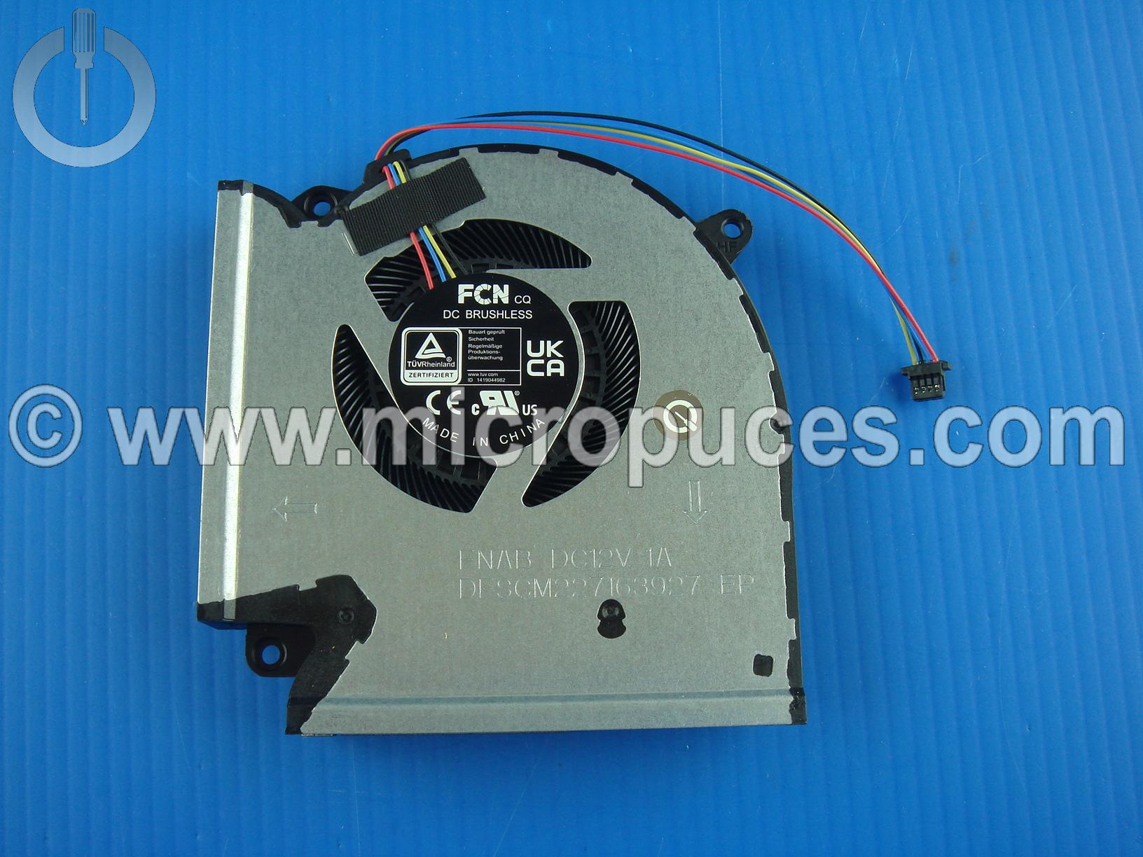 Ventilateur CPU pour ASUS G513 G533 G713