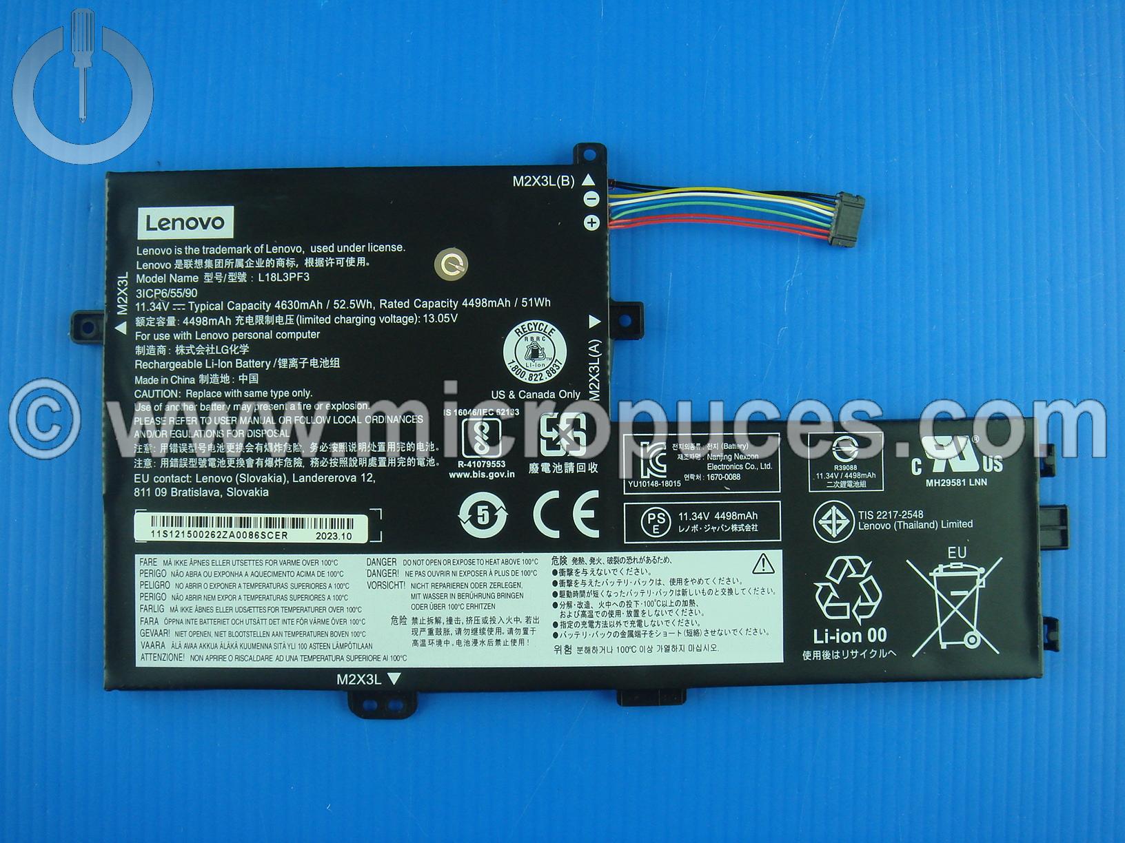 Batterie pour Lenovo S340-15IWL