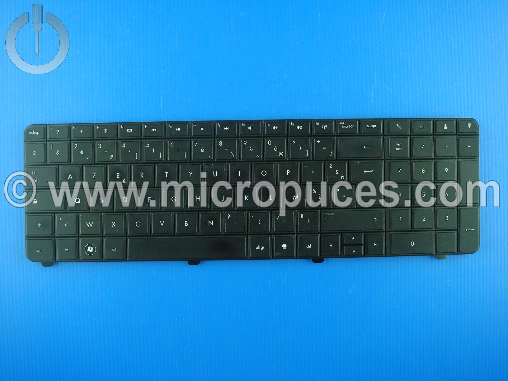 Clavier AZERTY pour HP G72