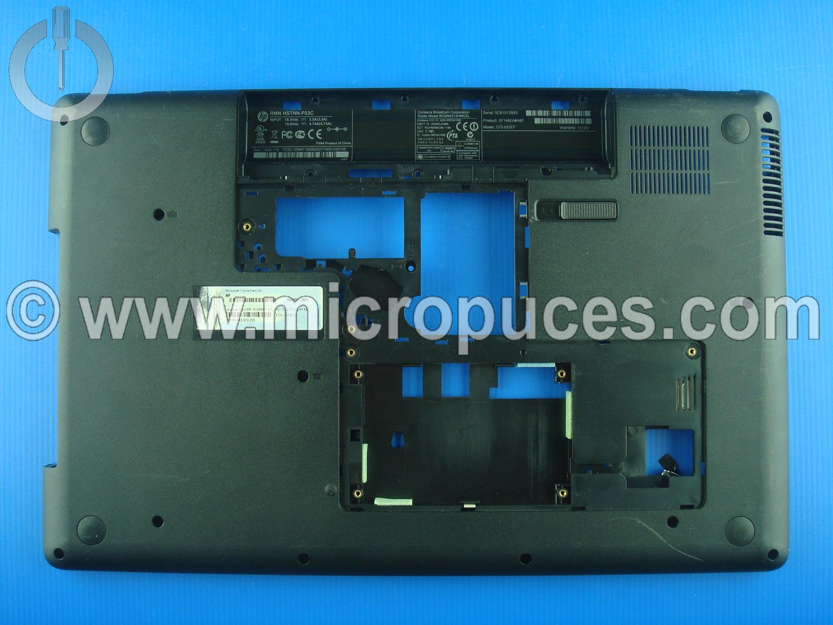 Plasturgie de dessous pour HP G72