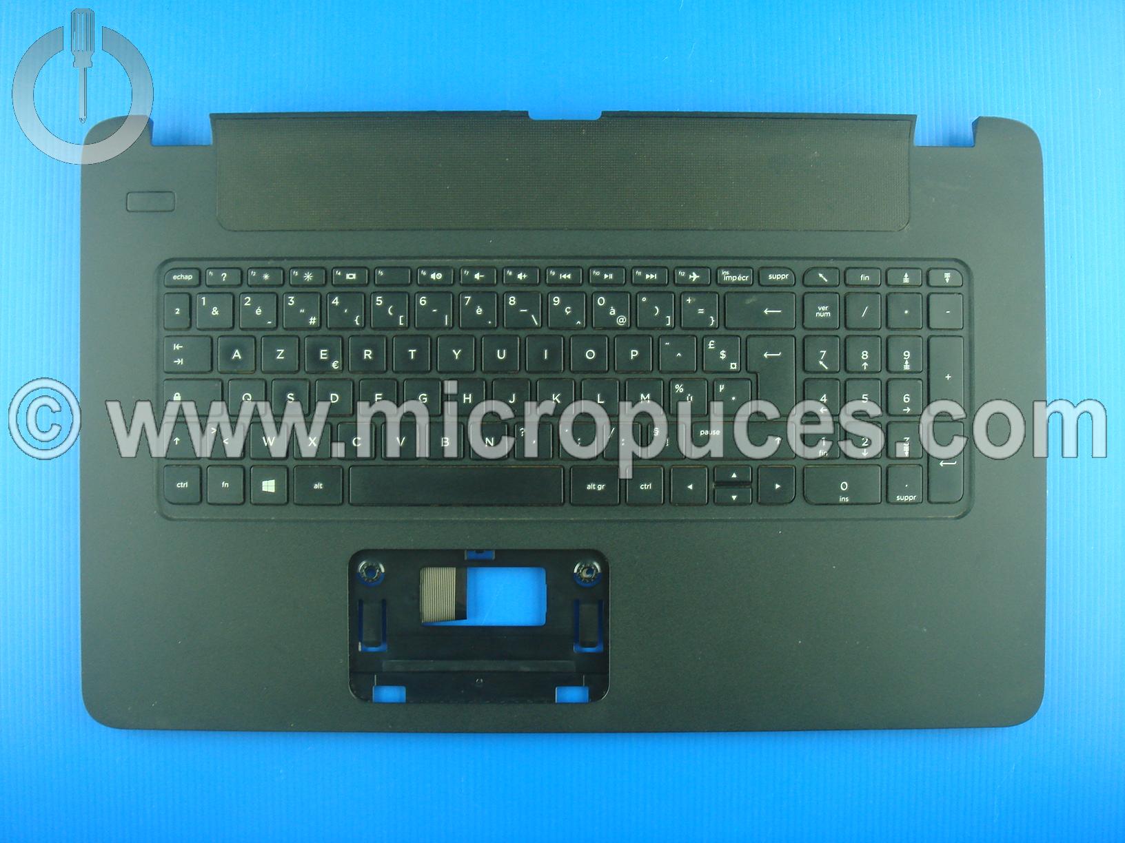 Clavier AZERTY + plasturgie de dessus pour HP Pavilion 17-p 17-x