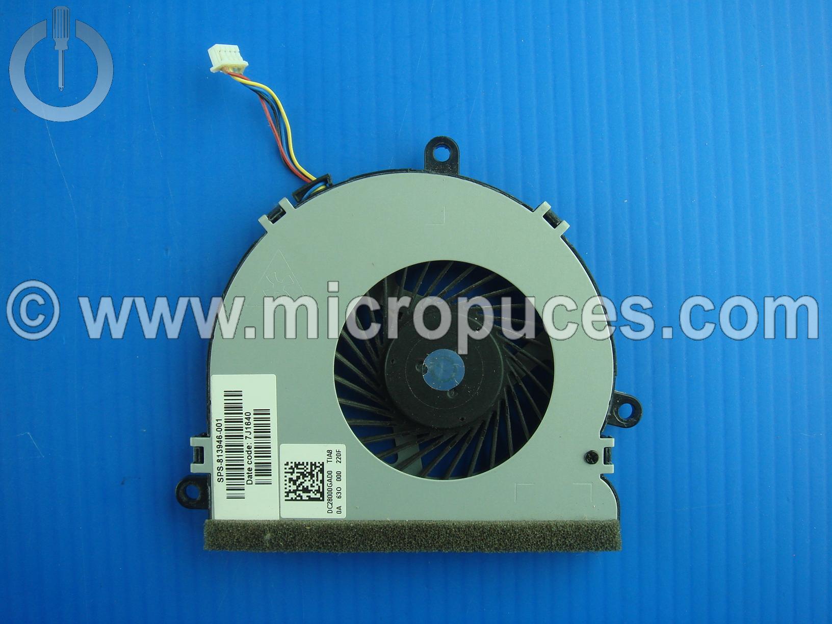 Ventilateur CPU pour HP Pavilion 15-axxx version 4 fils