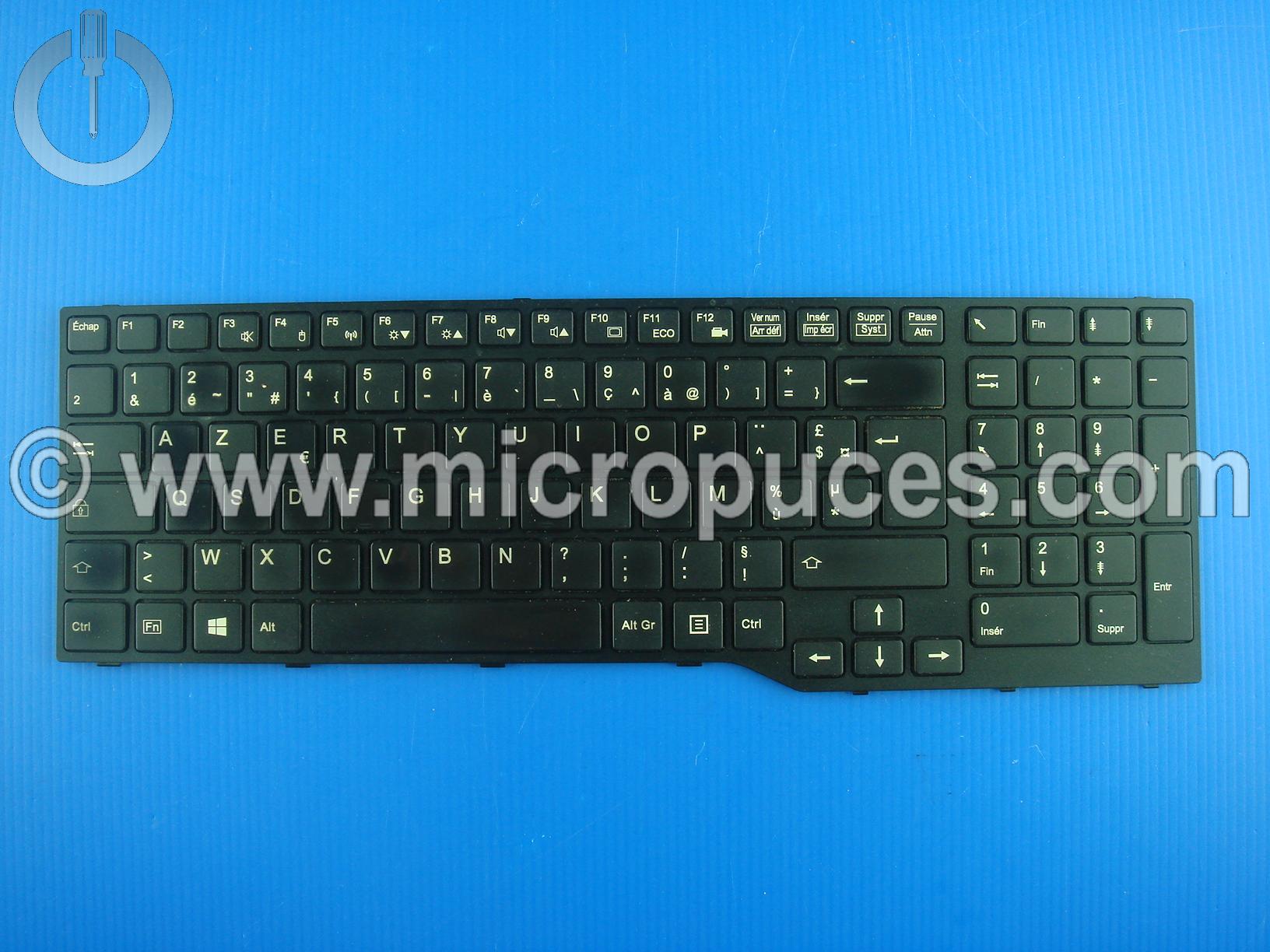 Clavier AZERTY pour Fujitsu Lifebook A555