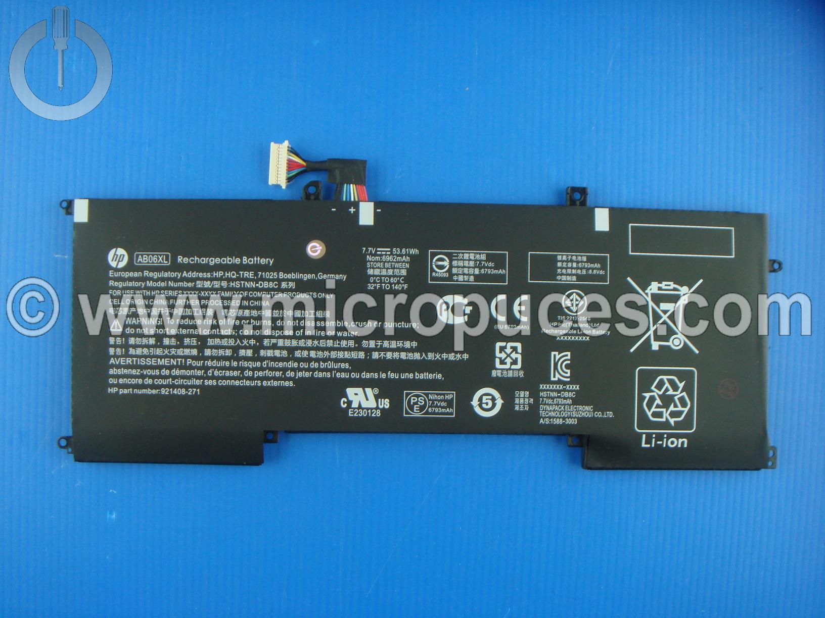 Batterie AB06XL originale pour HP Envy 13-ad