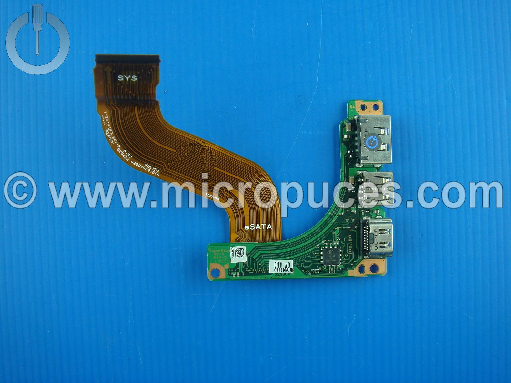 Carte fille USB + HDMI pour Toshiba Portg R830