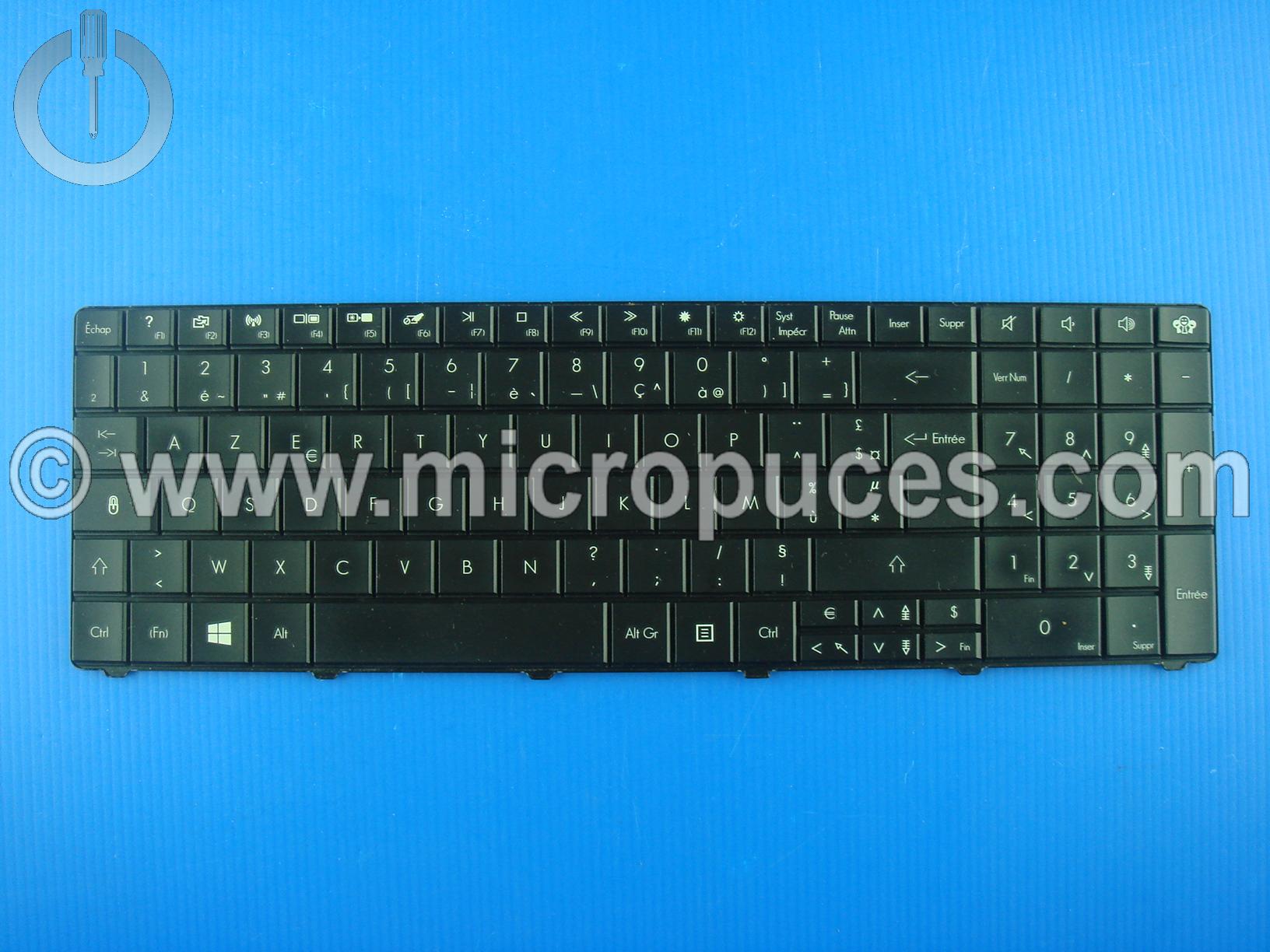 Clavier AZERTY pour PACKARD BELL EasyNote TE11HC