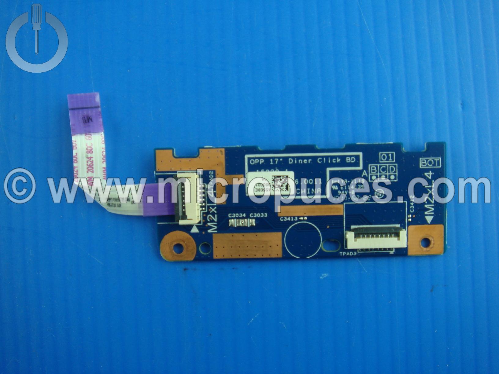 Carte fille bouton clic pour HP pavilion 17-y 17-x