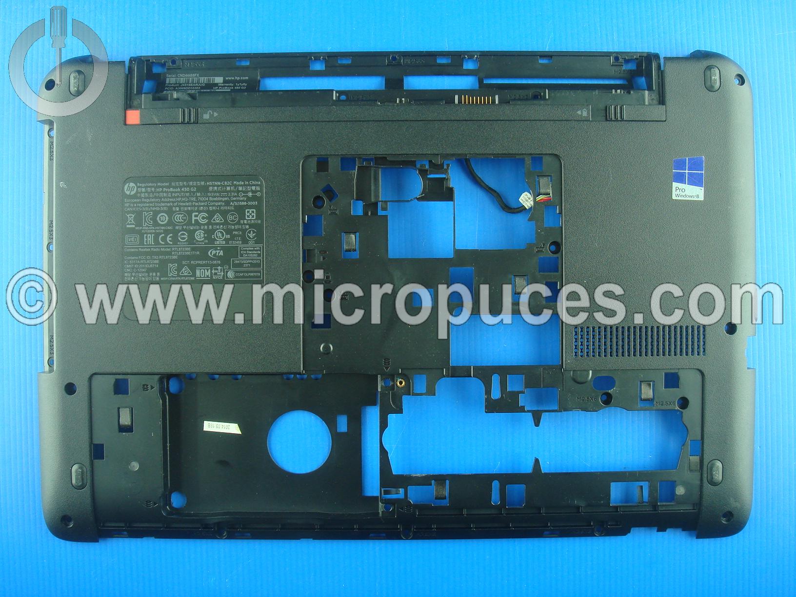 Plasturgie de dessous pour HP Probook 450 G2
