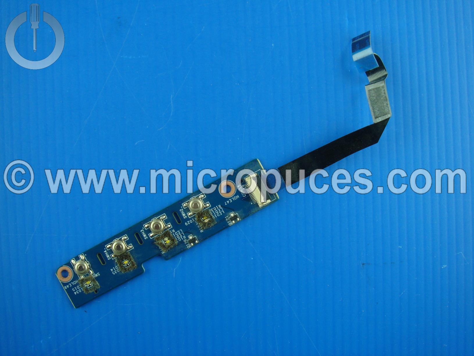 Carte fille bouton média pour HP Elitebook 8570W
