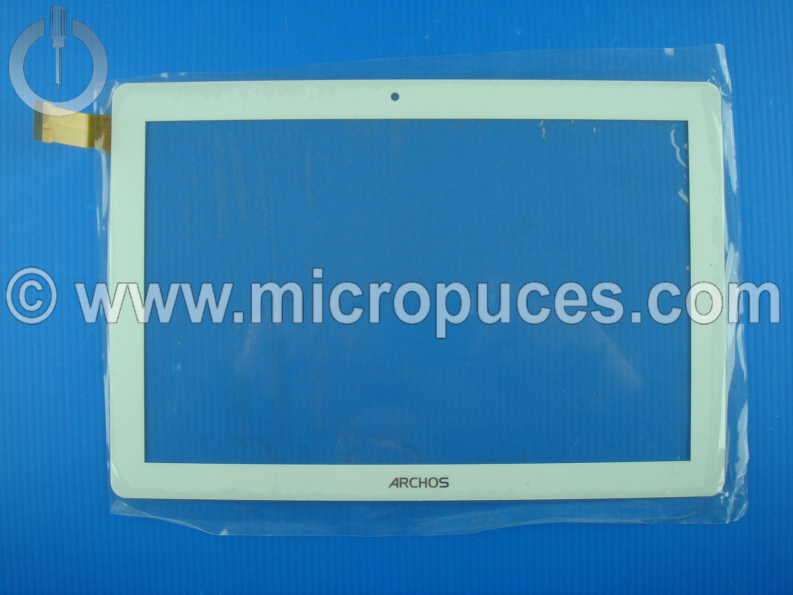 Vitre tactile blanche ARCHOS T101 FHD Wifi