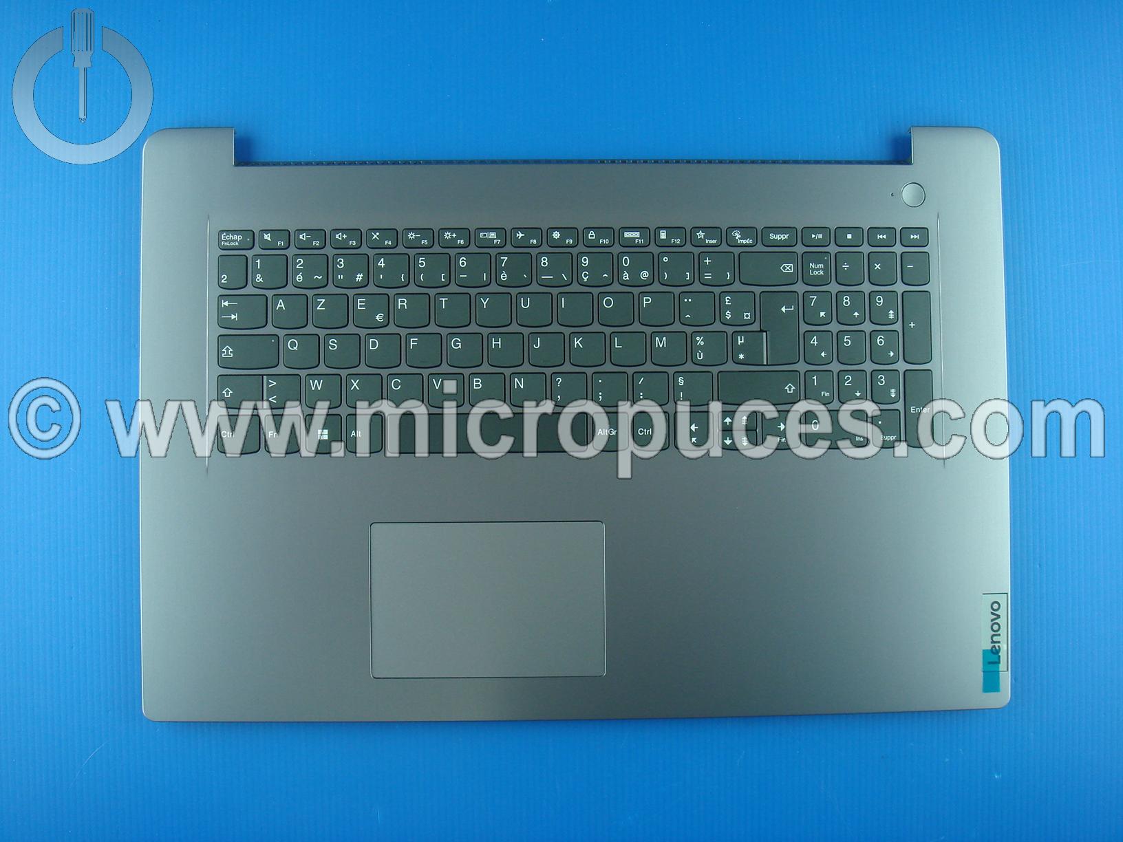 Clavier + plasturgie du dessus pour LENOVO IdeaPad 3-17ITL6 gris fonc