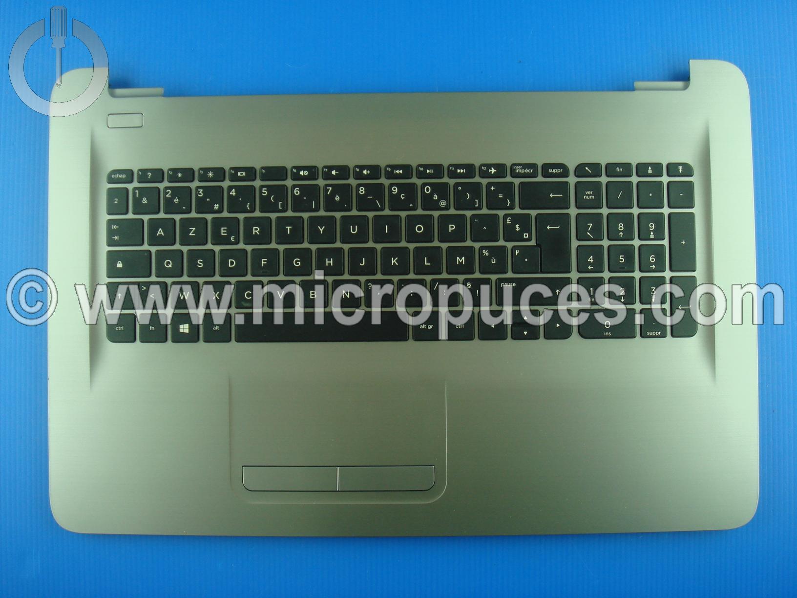 Clavier + plasturgie grise pour HP Pavilion 17-x 17-y