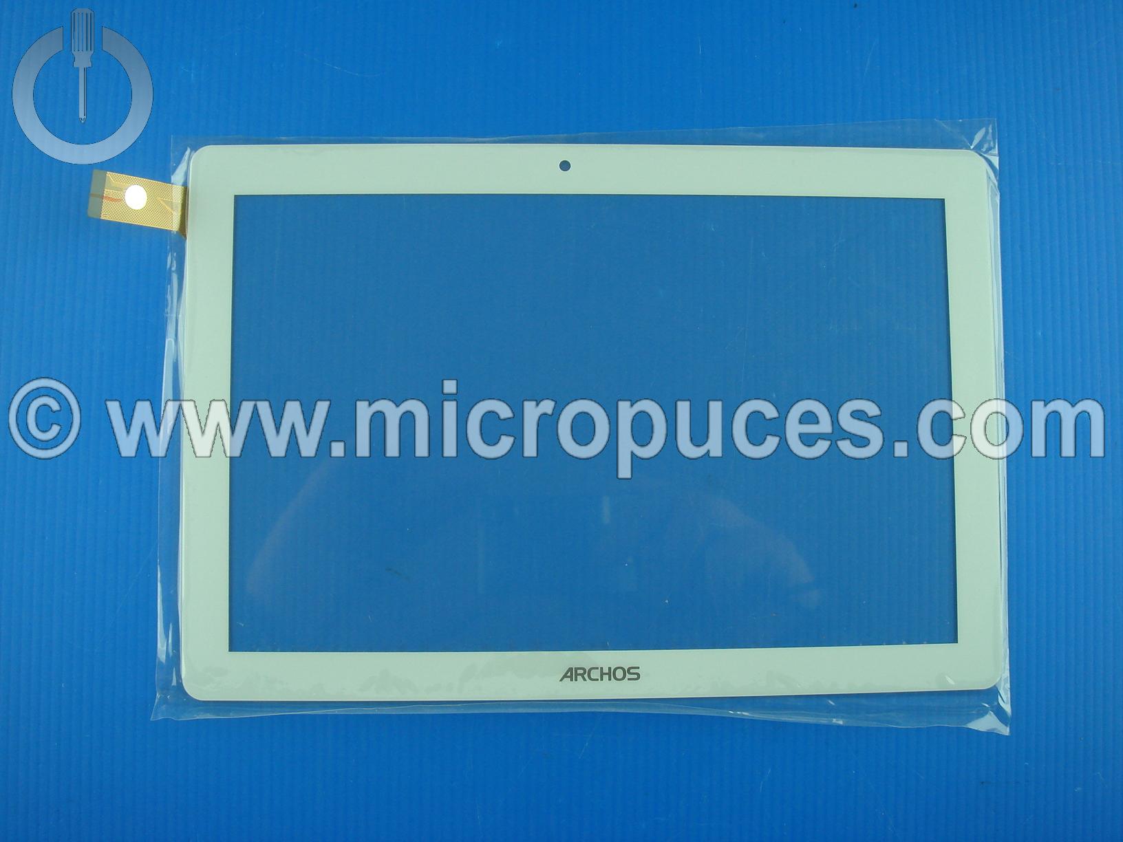 Vitre tactile blanche ARCHOS T101 HD 4G