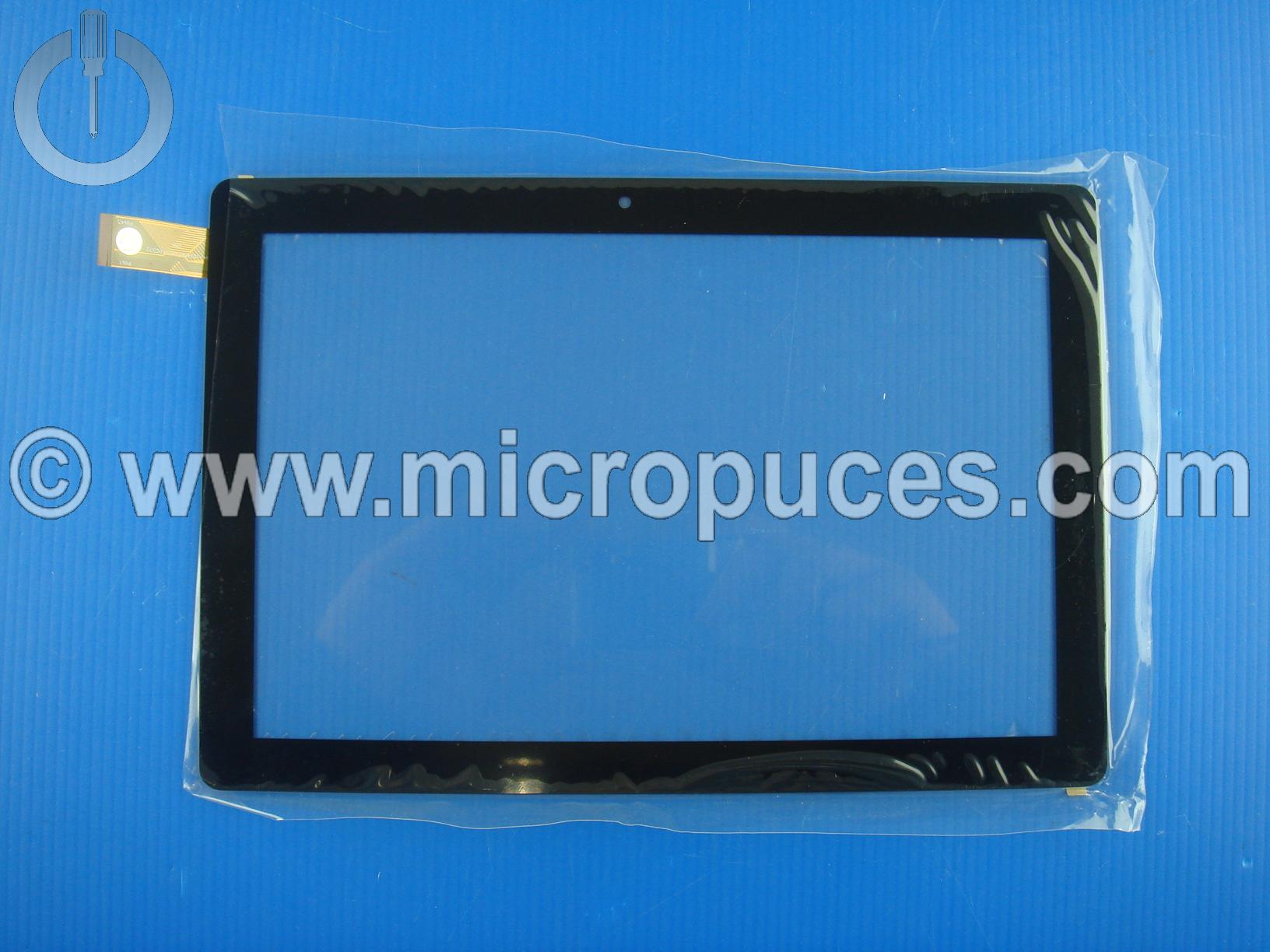 Vitre tactile noire ARCHOS T101 HD 4G