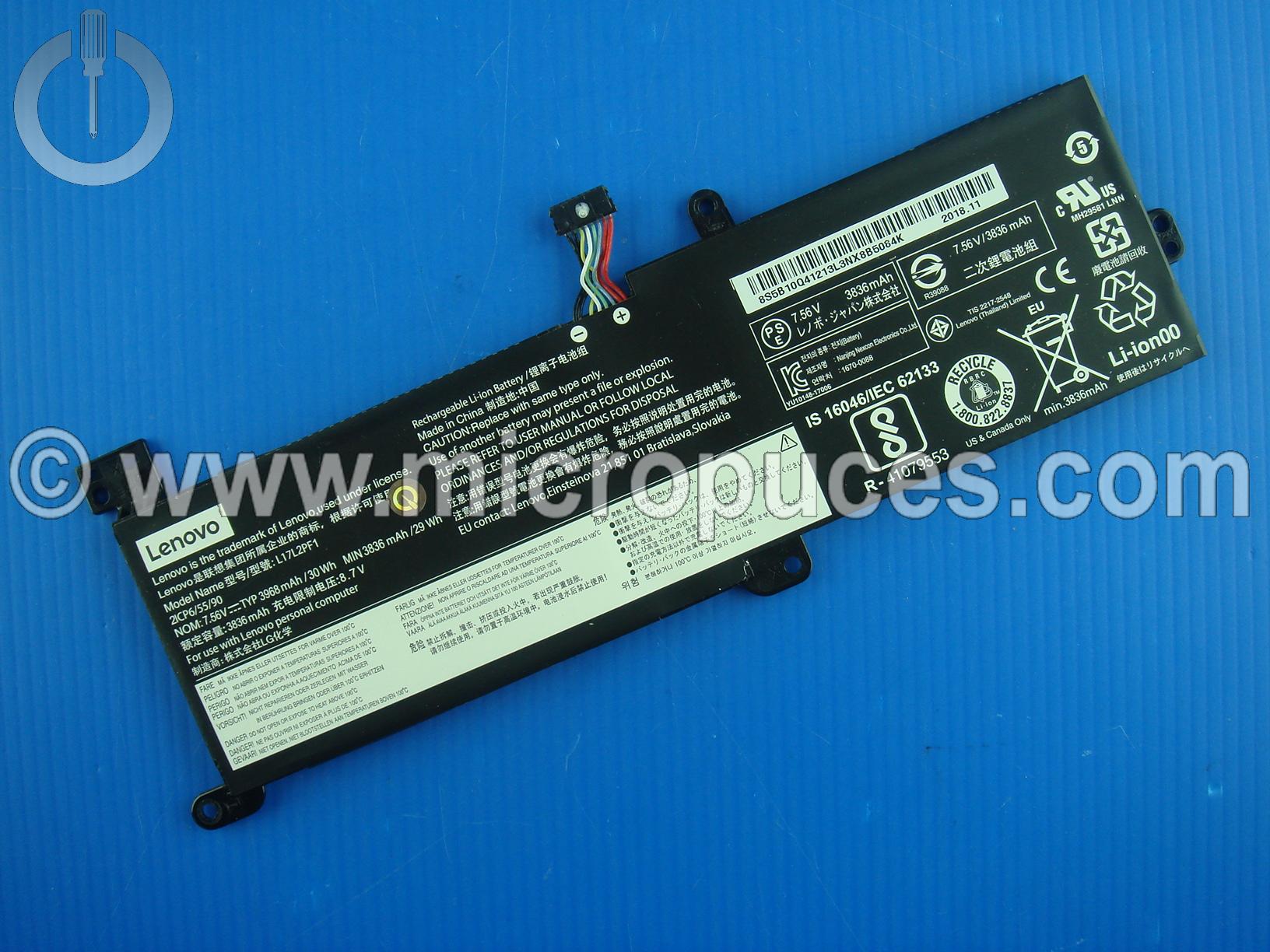 Batterie d'origine pour Lenovo IdeaPad 320 330 520
