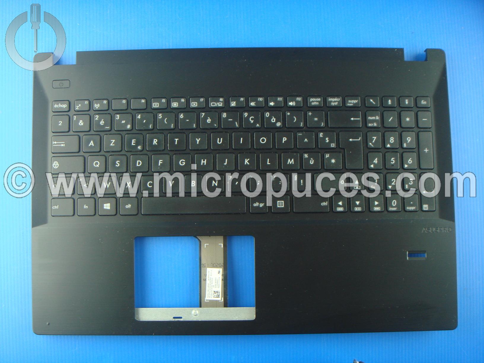 Clavier AZERTY + plasturgie noire pour ASUS P2530U