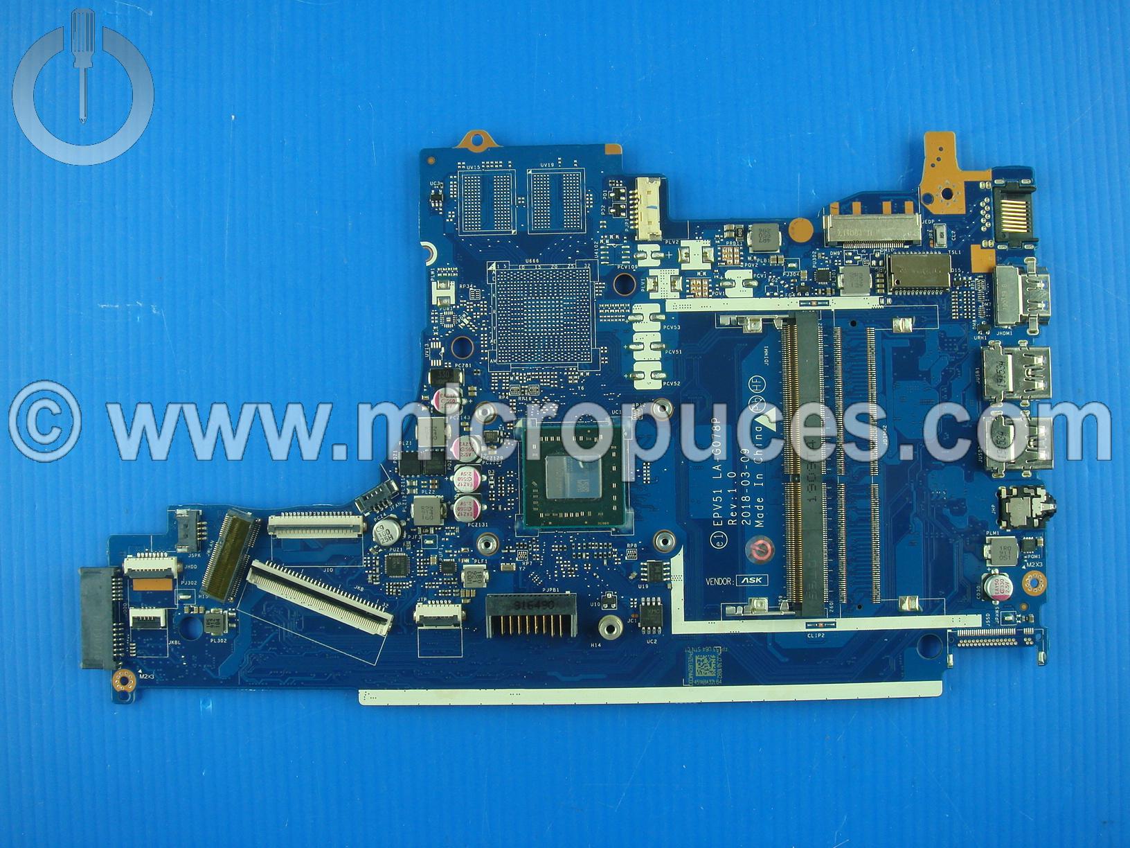 Carte mère AMD A4-9125 pour HP 255 G7