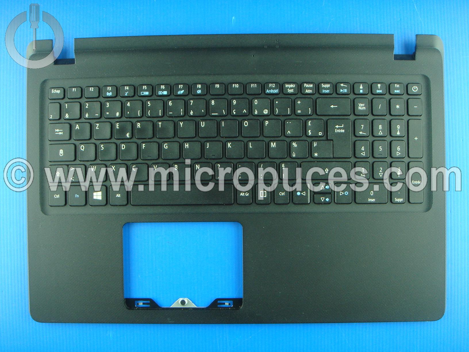 Clavier + plasturgie du dessus noir pour ACER Aspire ES1