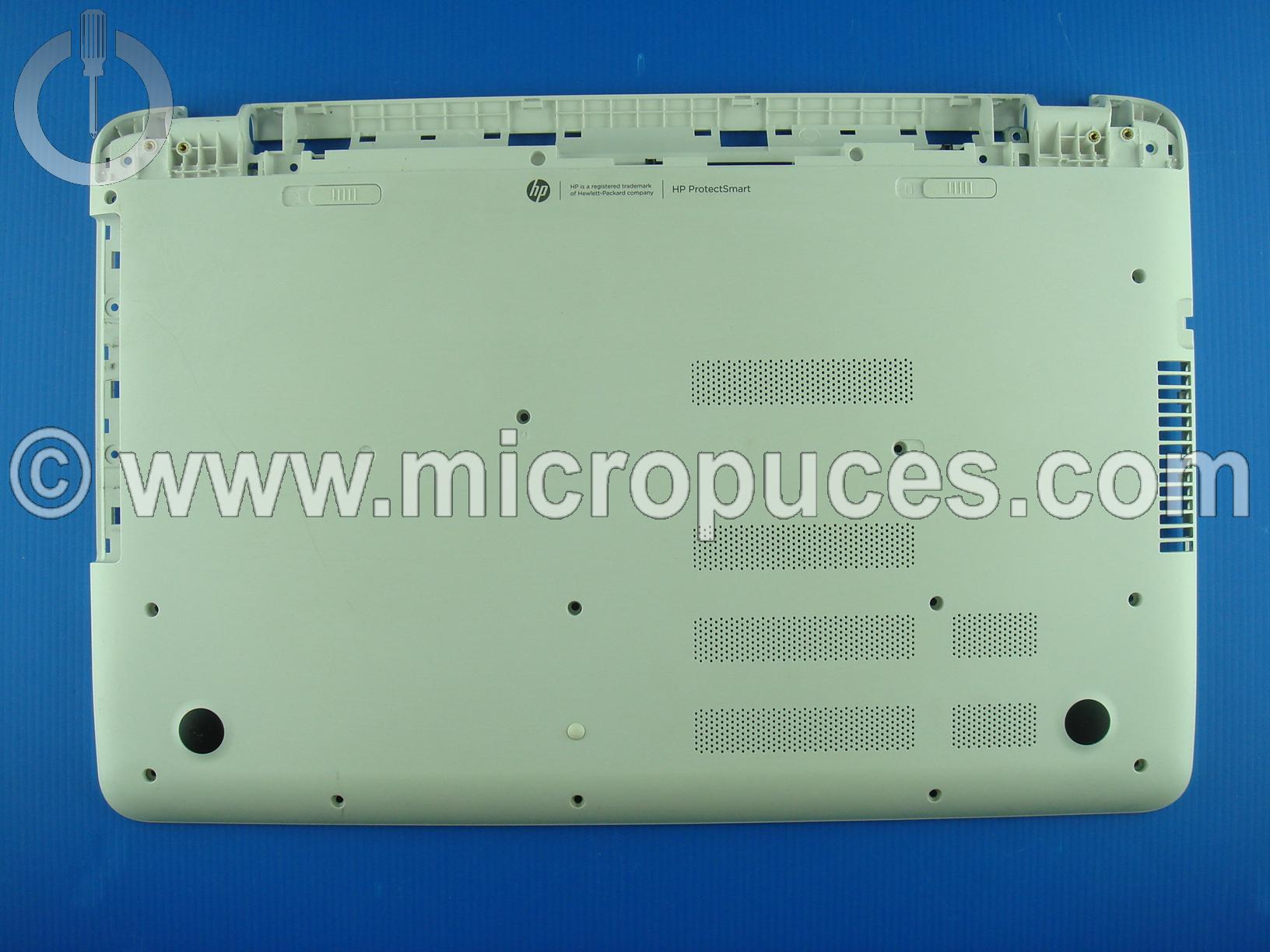 Plasturgie de dessous blanche pour HP Pavilion 17-f 17-p