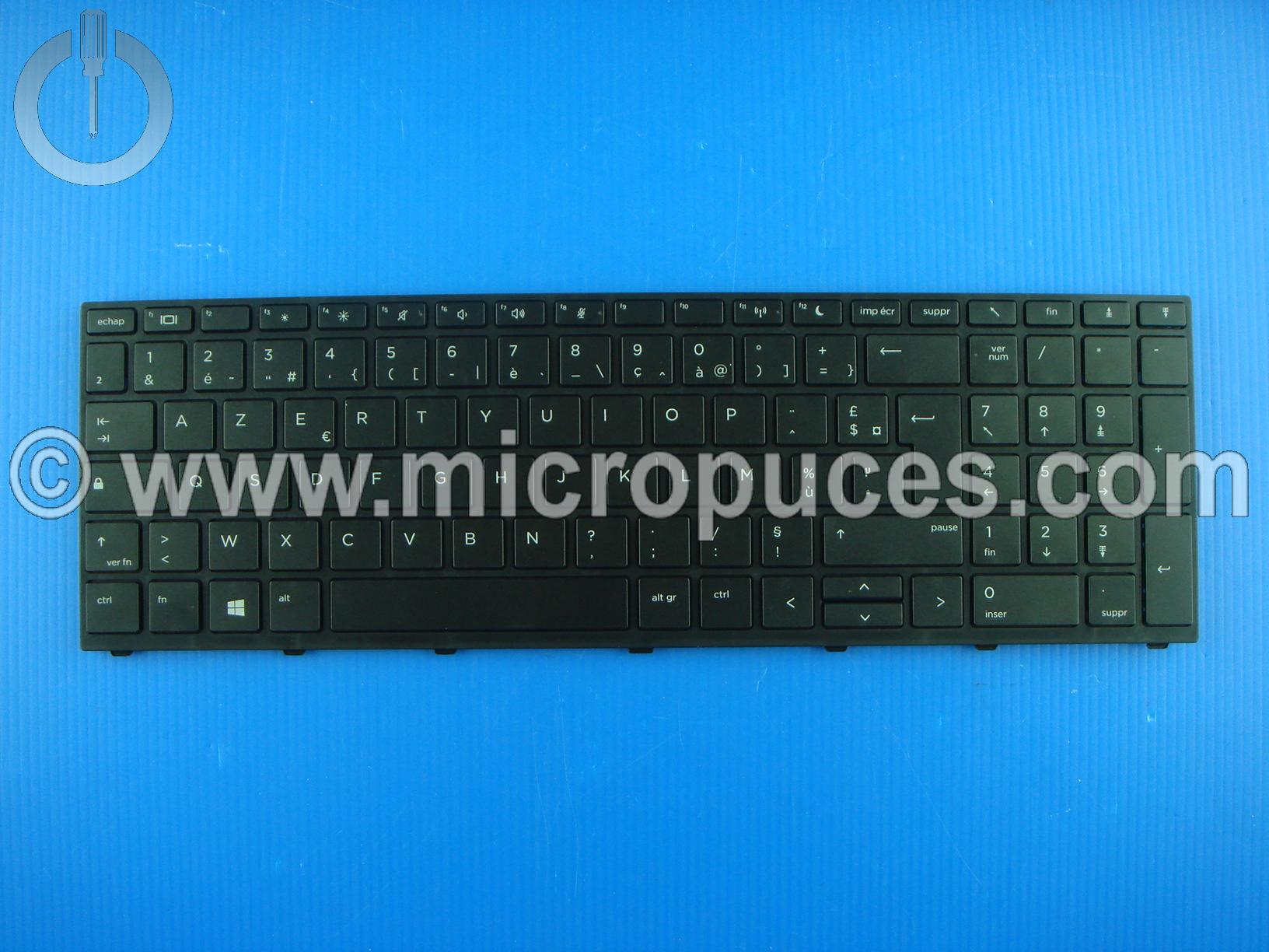 Clavier AZERTY pour HP Probook 450 G5 455 G5 470 G5