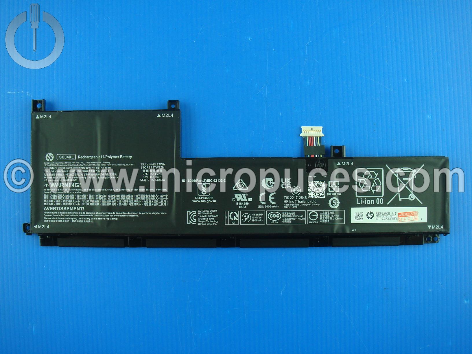 Batterie d'origine pour HP Envy 14-EB