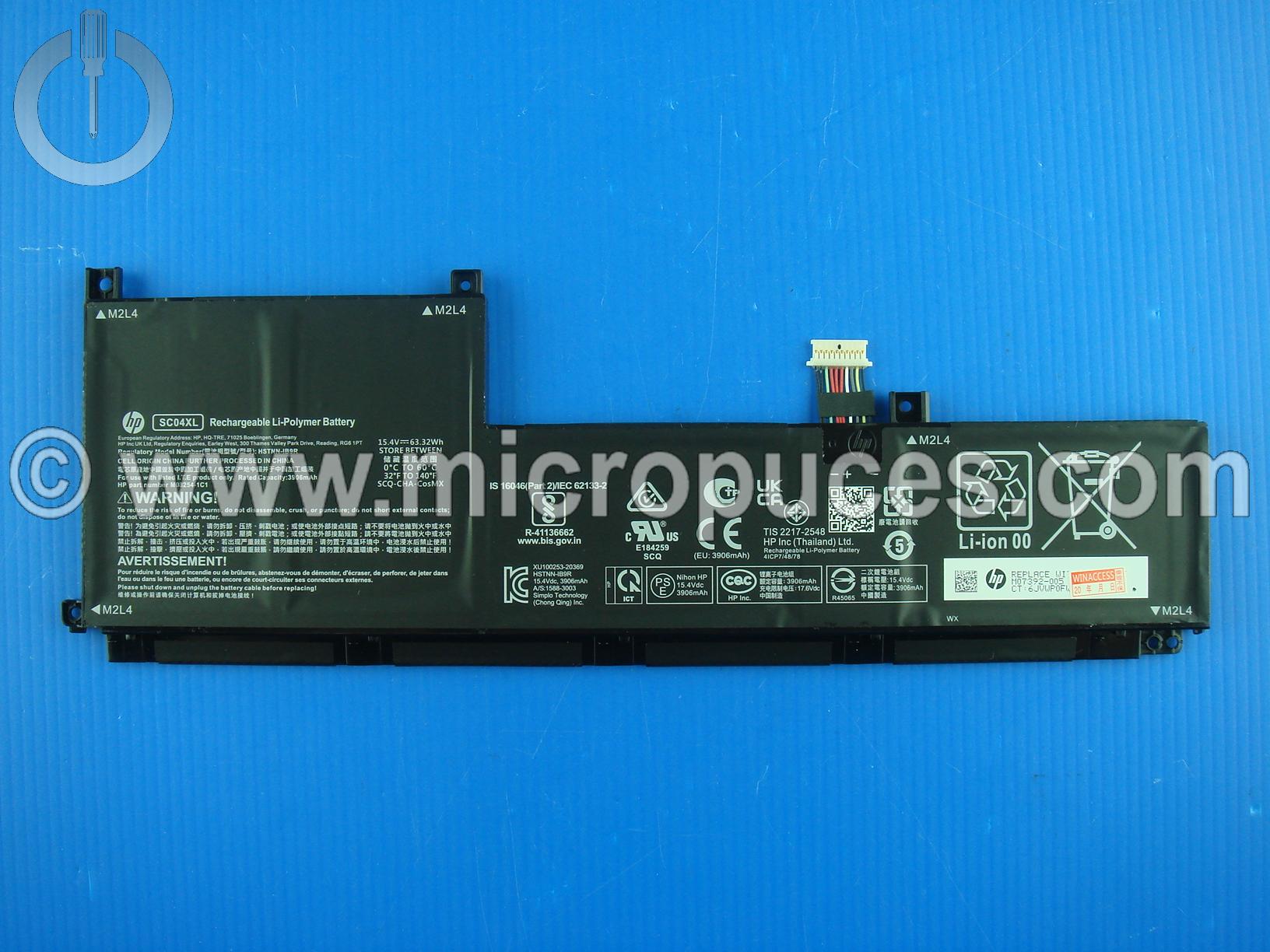 Batterie d'origine  pour HP Envy 14-EB