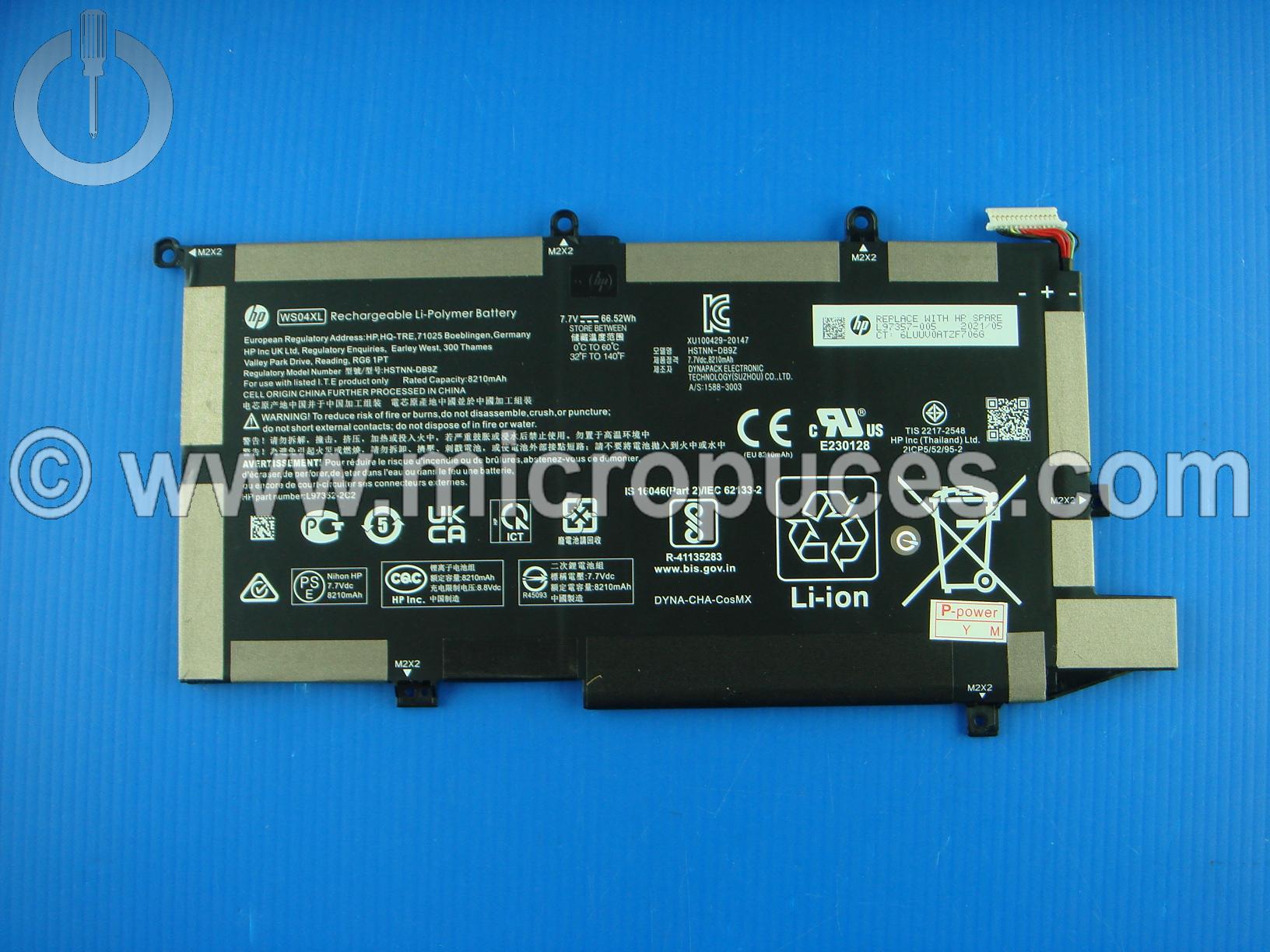 Batterie d'origine pour HP Spectre X360 14-E