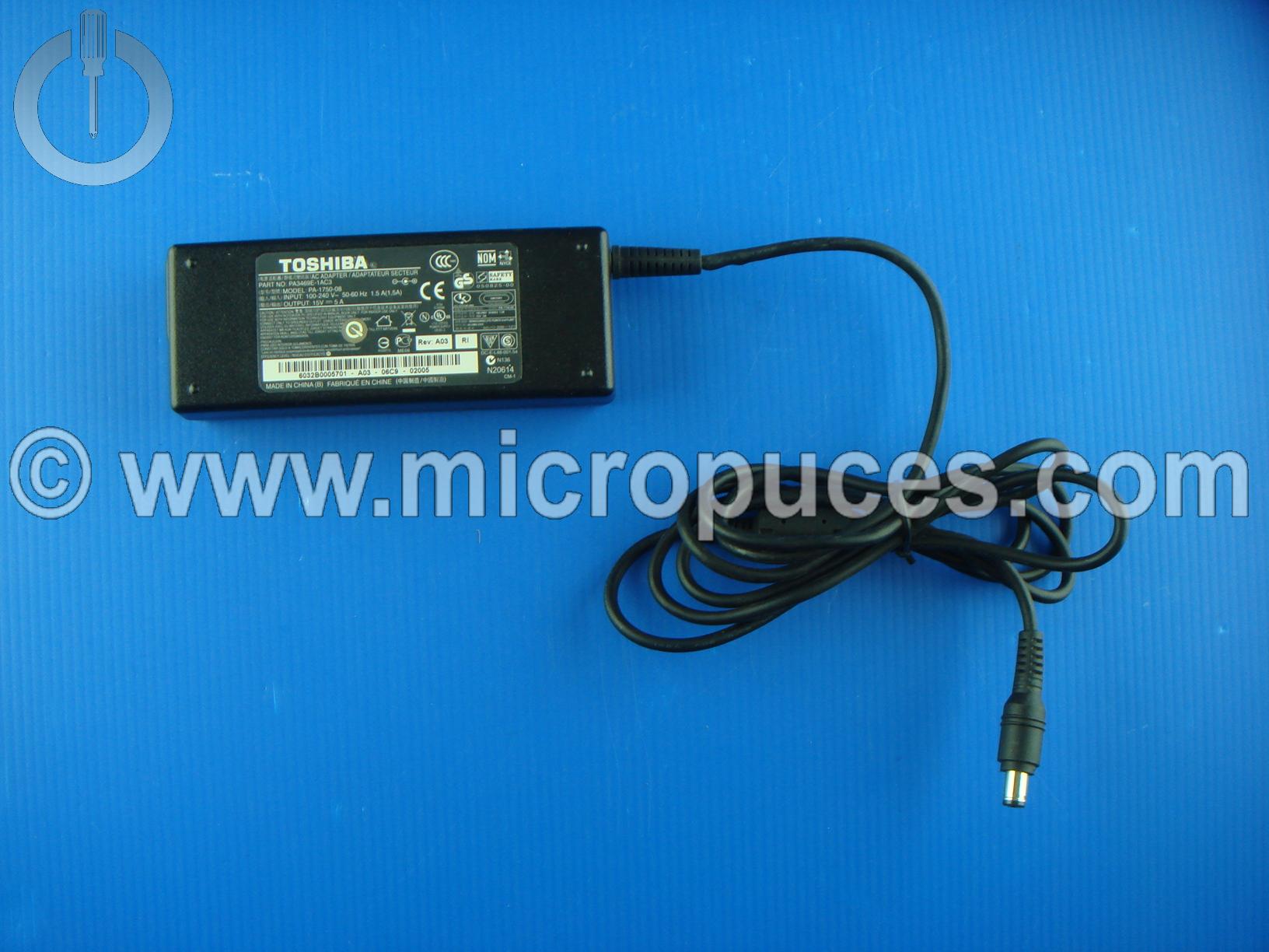 Chargeur Alimentation 15V 5A pour TOSHIBA