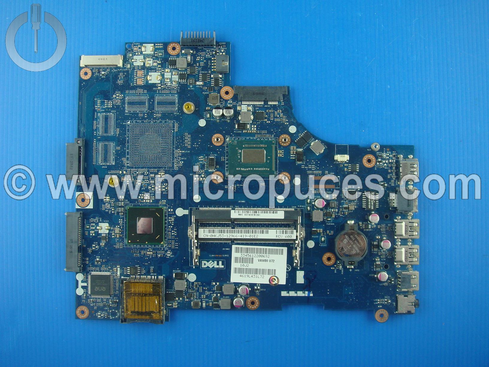 Carte mère Intel Core i3 pour DELL Inspiron 15 (3521)