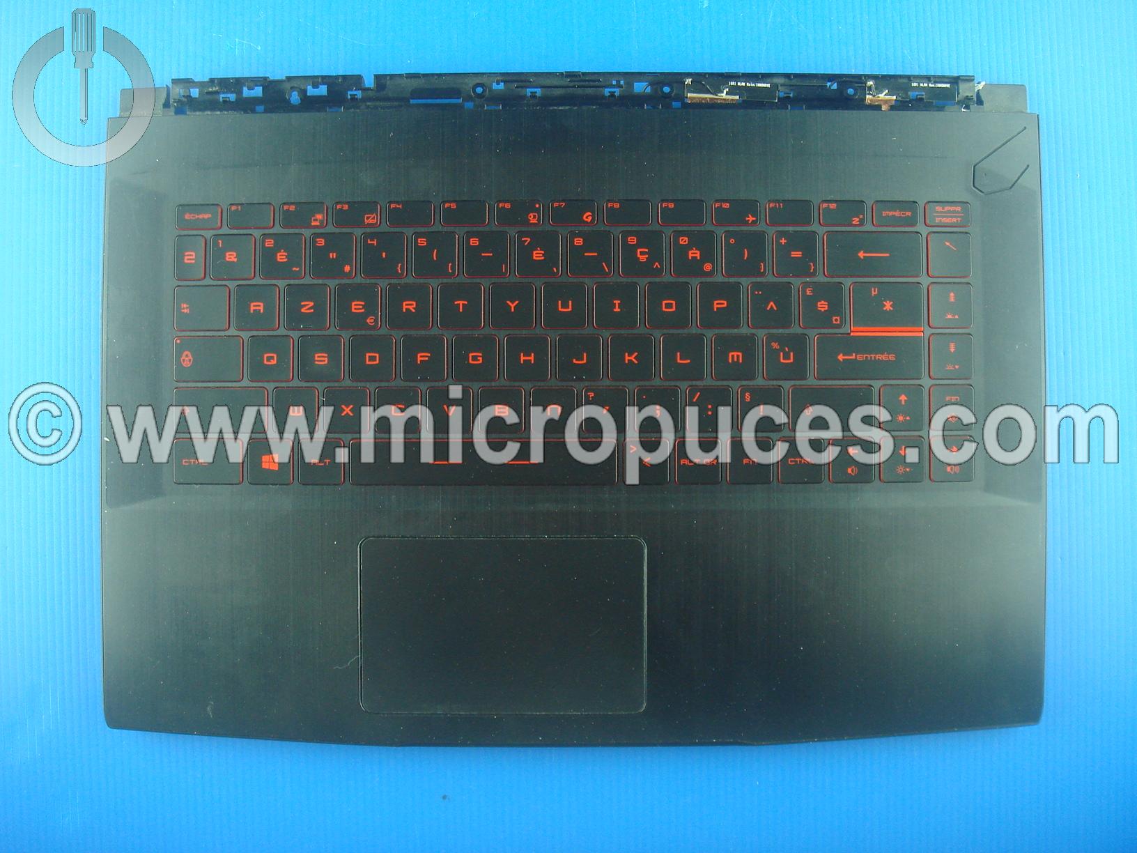 Clavier + plasturgie du dessus pour MSI GF63