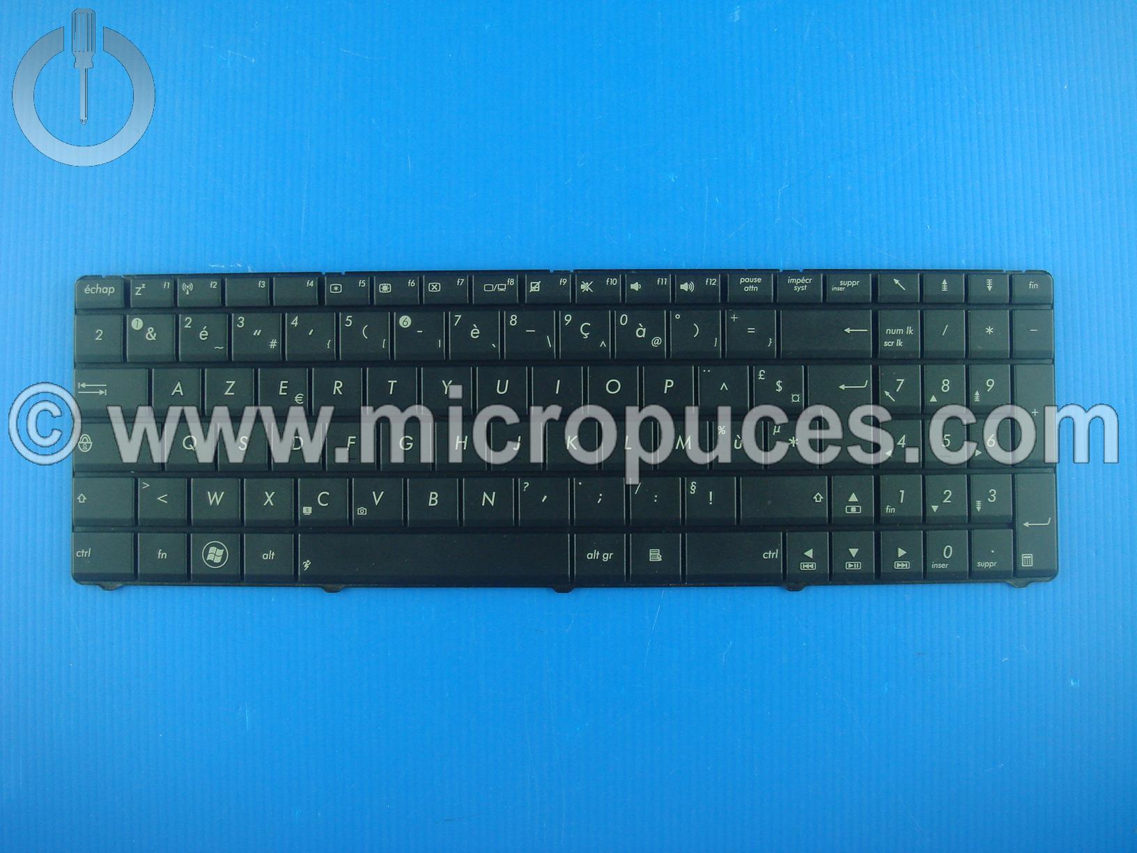 Clavier AZERTY pour ASUS K53BY K73BY