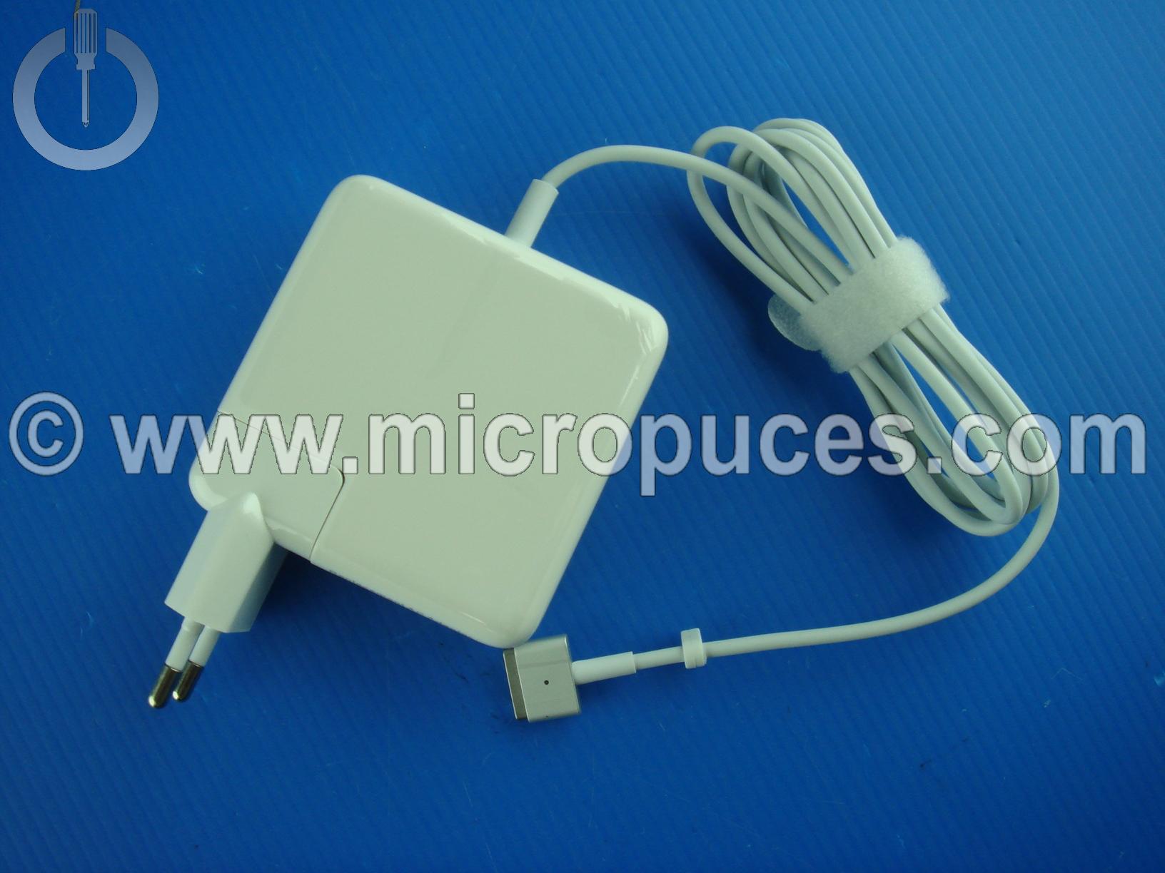 Chargeur Alimentation 65W pour APPLE Macbook Air Magsafe 2