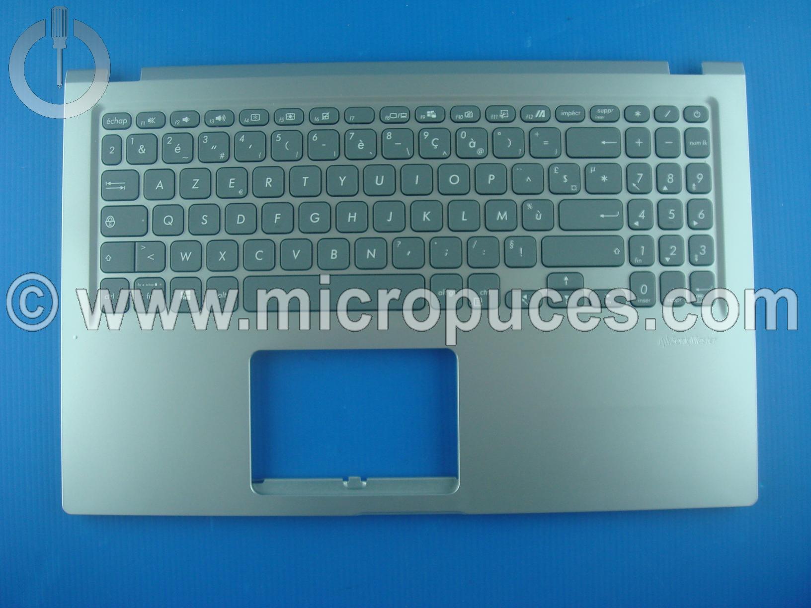 Clavier AZERTY + plasturgie grise pour ASUS X415 sans rtroclairage