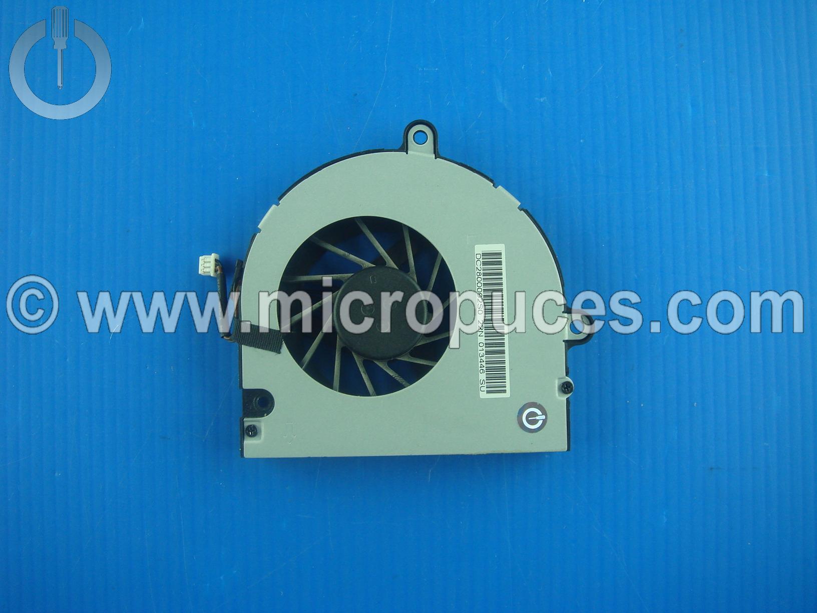 Ventilateur CPU pour Packard Bell Easynote TK85