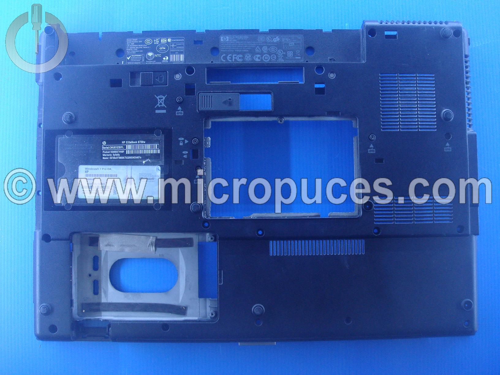 Plasturgie de dessous pour HP Elitebook 8730W