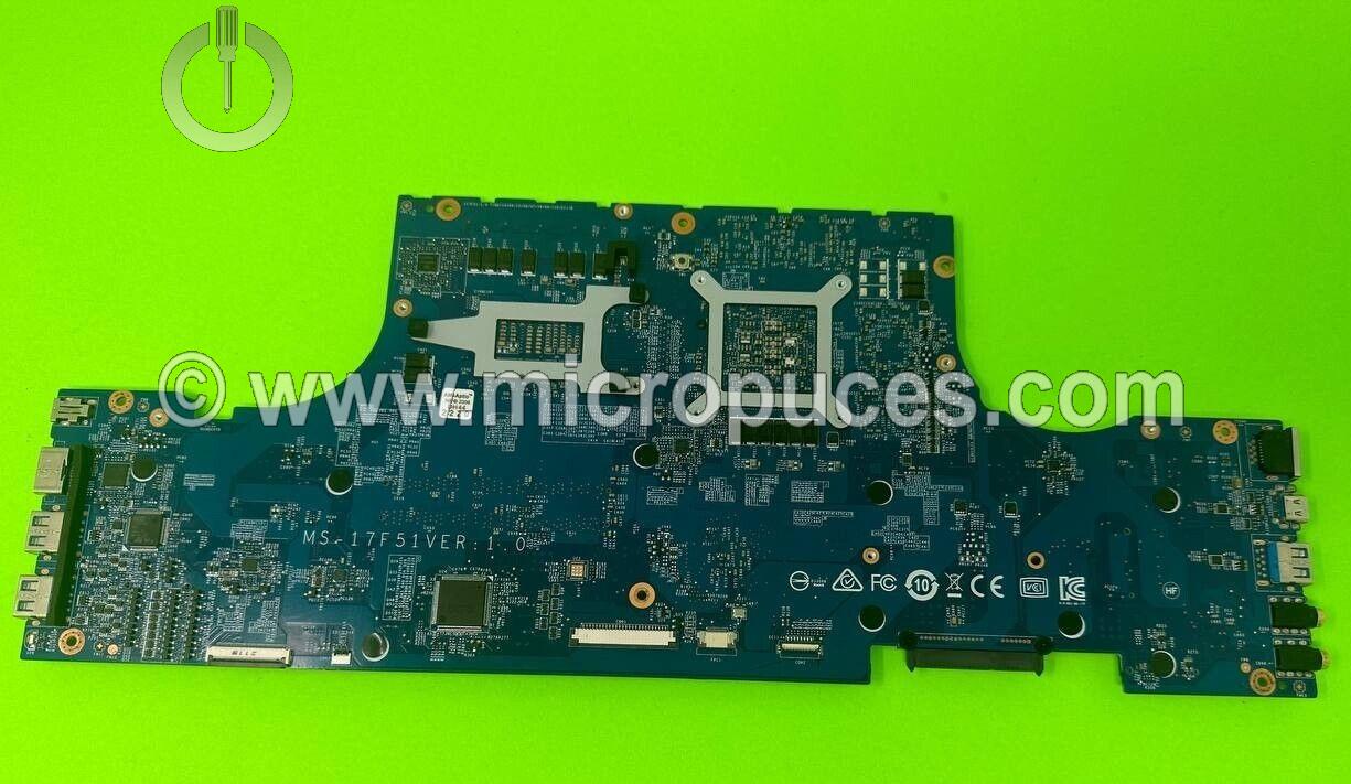 Carte mère i7-9750H RTX2060 6GB pour MSI GF75