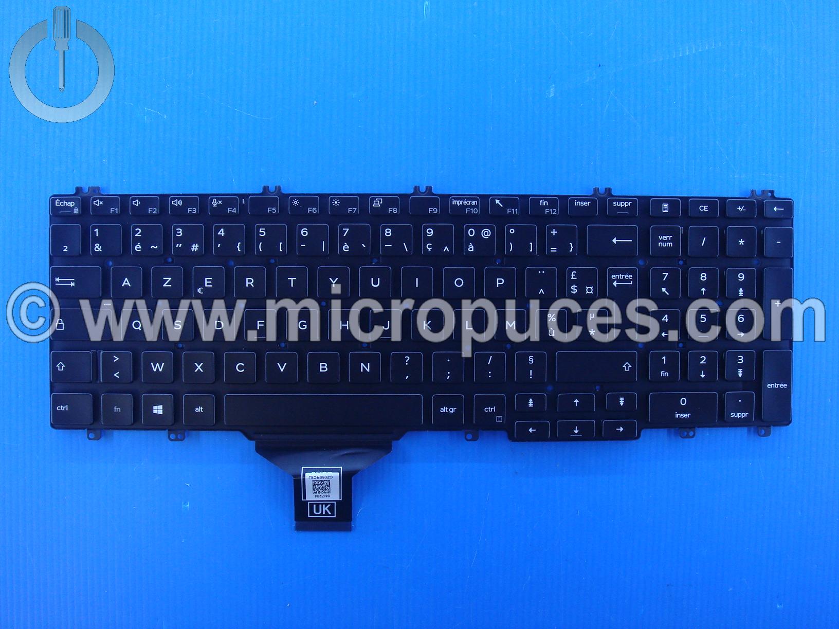 Clavier AZERTY pour DELL Latitude 5510 sries