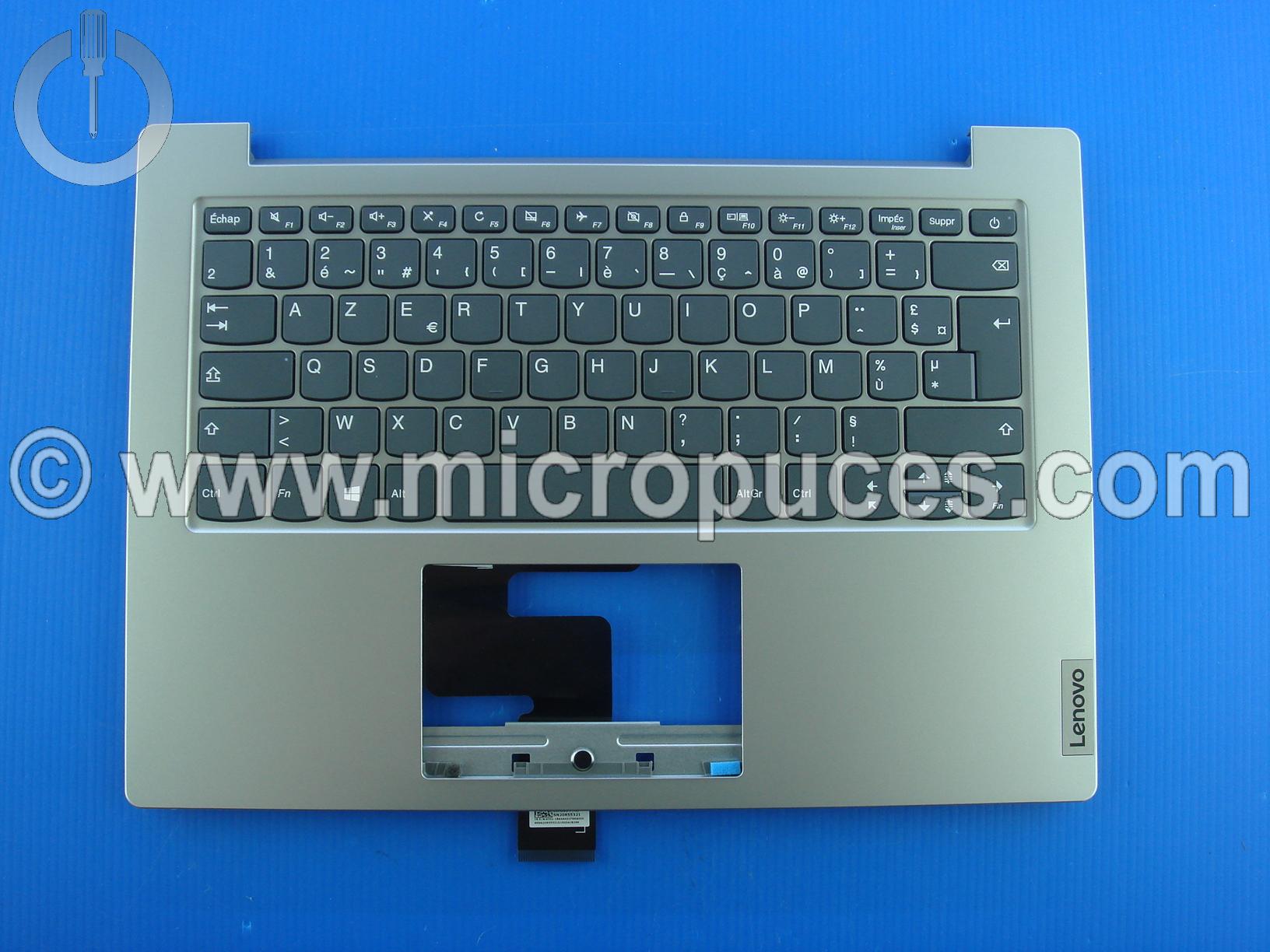 Clavier + plasturgie pour Lenovo Ideapad Slim 1-14AST gris