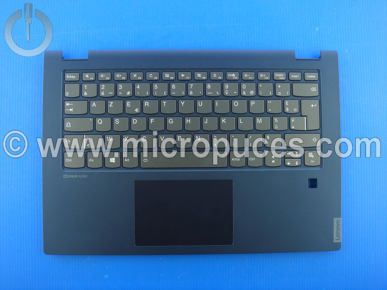 clavier + plasturgie de dessus pour LENOVO C340-14IWL bleue rtro claire