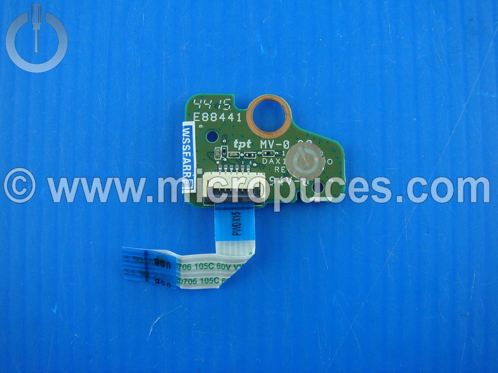 Carte fille bouton power pour HP Pavilion 15-ab