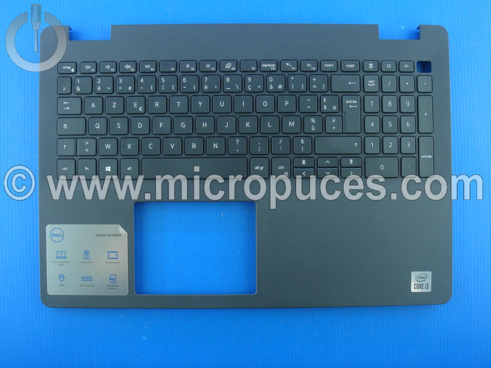 Clavier + plasturgie de dessus pour DELL Vostro 3500 sans USB-C